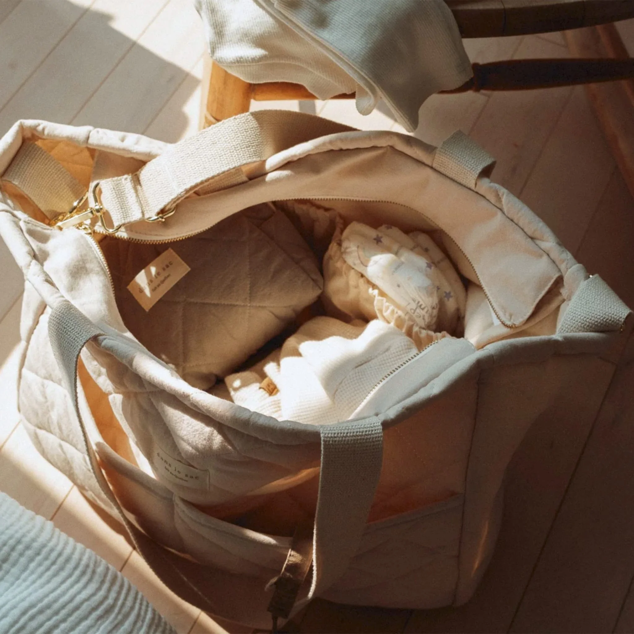 Sac à Couches - Crème - Image 4