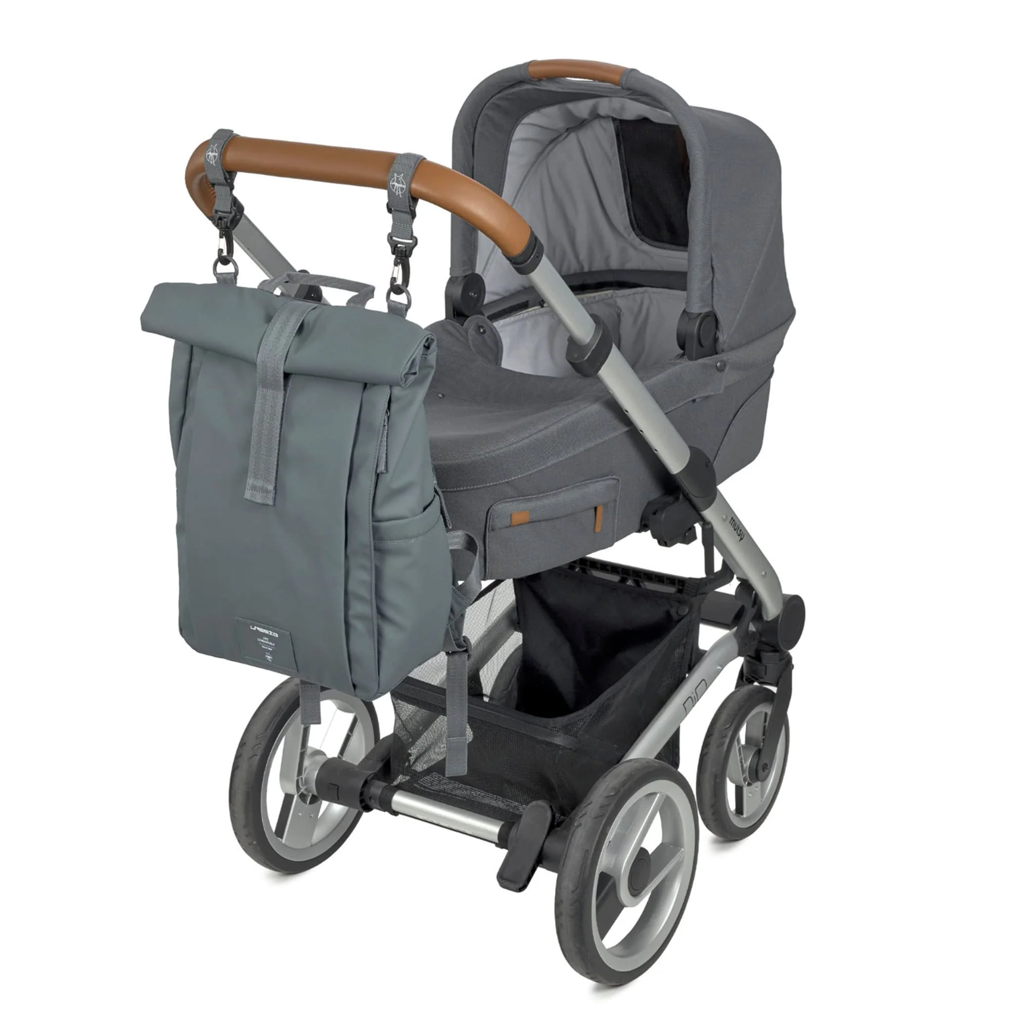 Sac à Couches à Dos Rolltop - Anthracite - Image 6