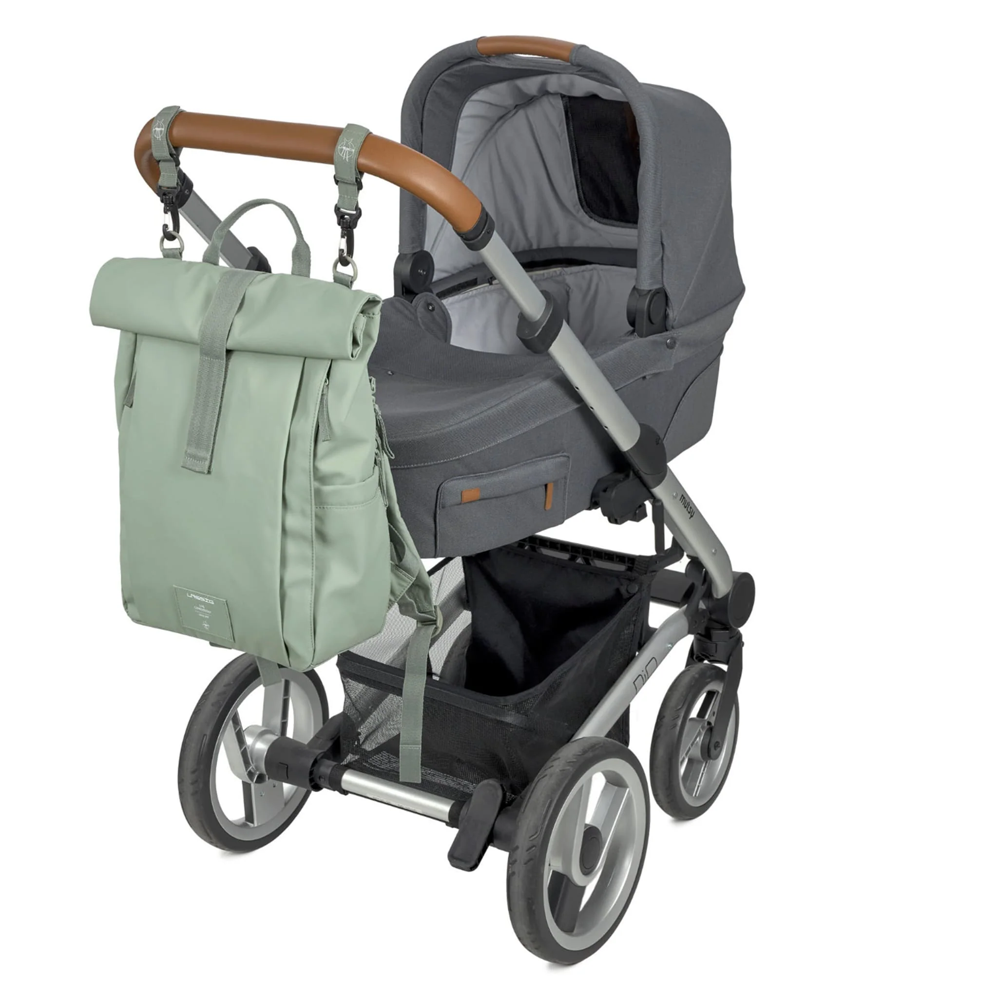 Sac à Couches à Dos Rolltop - Sauge - Image 8