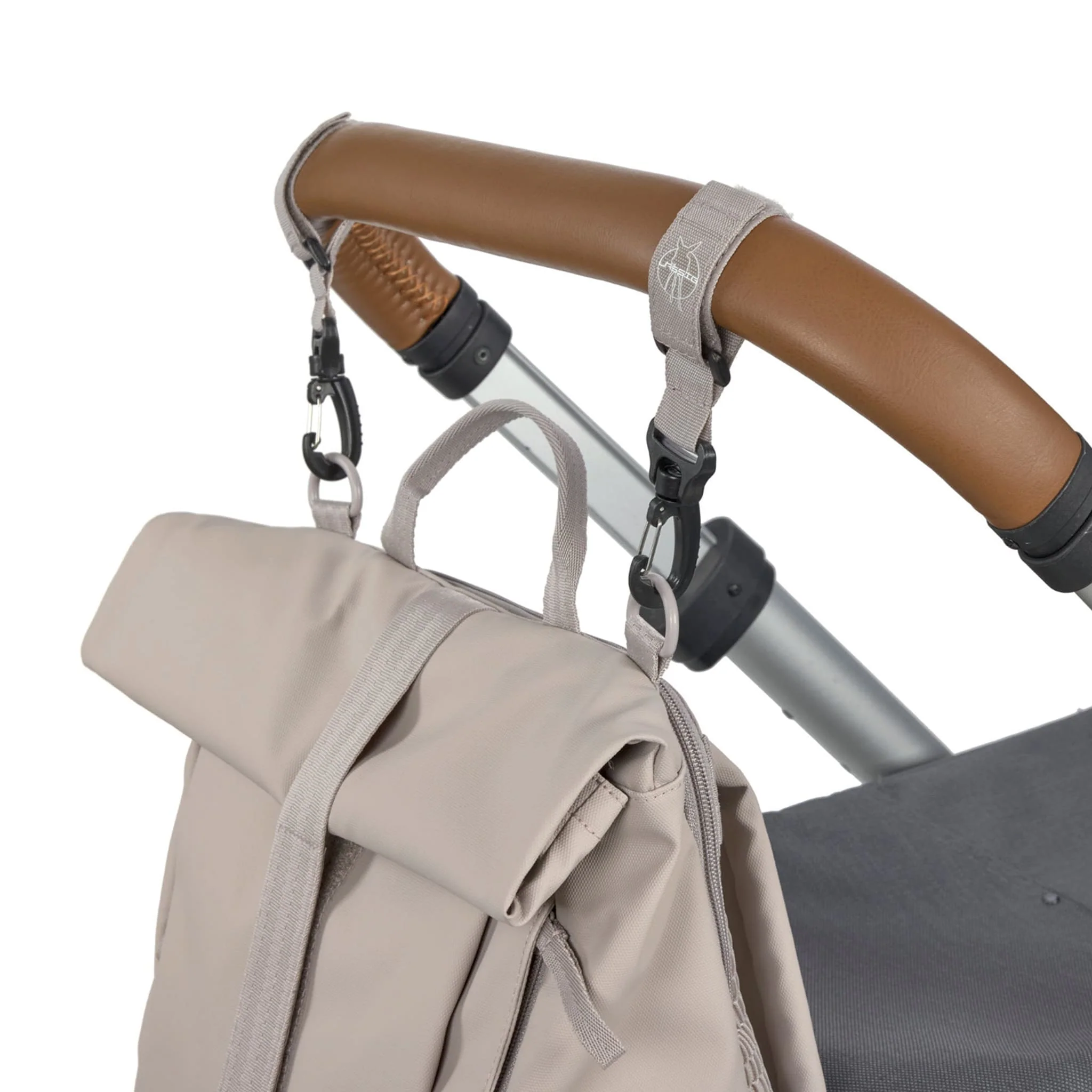 Sac à Couches à Dos Rolltop - Taupe - Image 5
