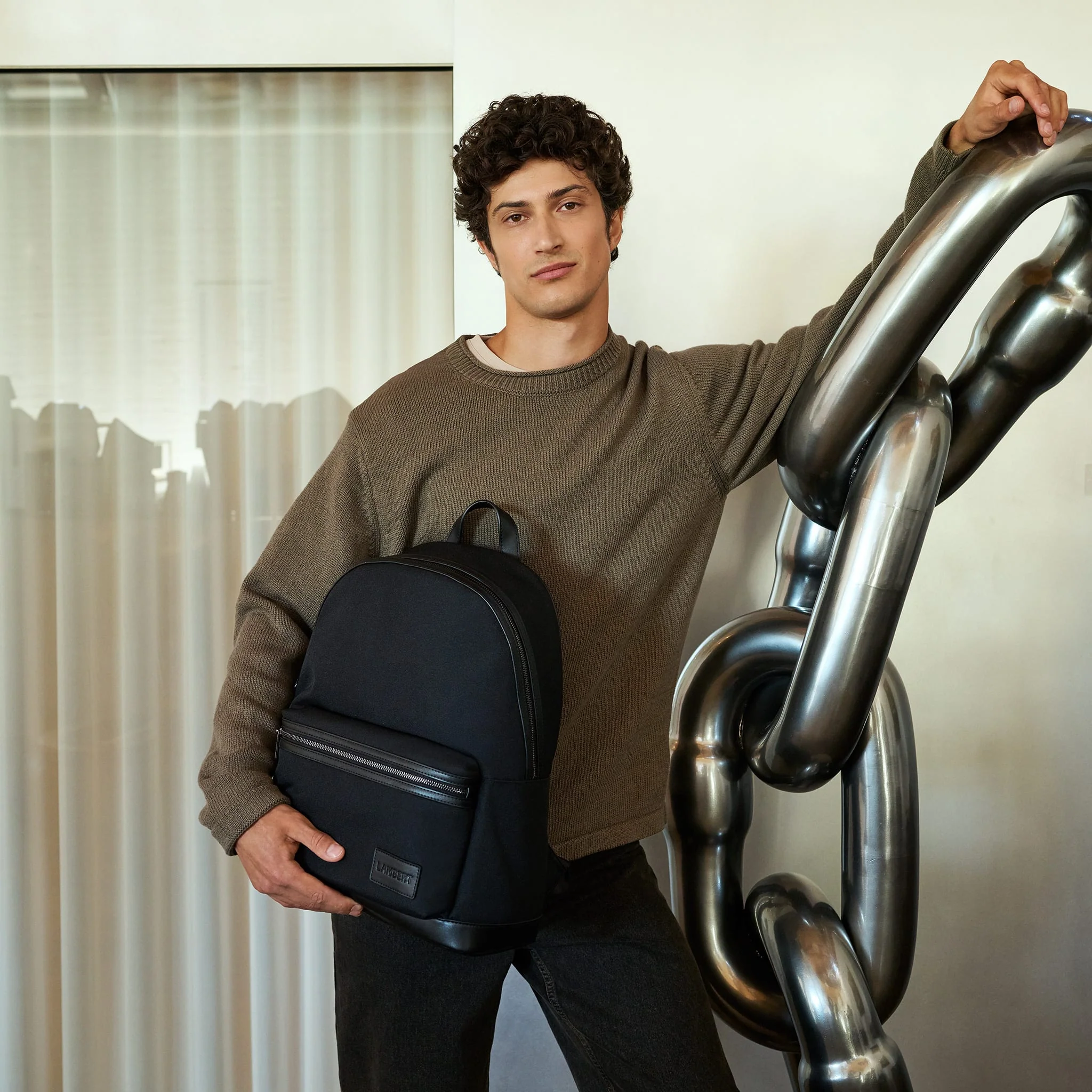 Sac Ă dos Logan Canvas - Noir - Image 2