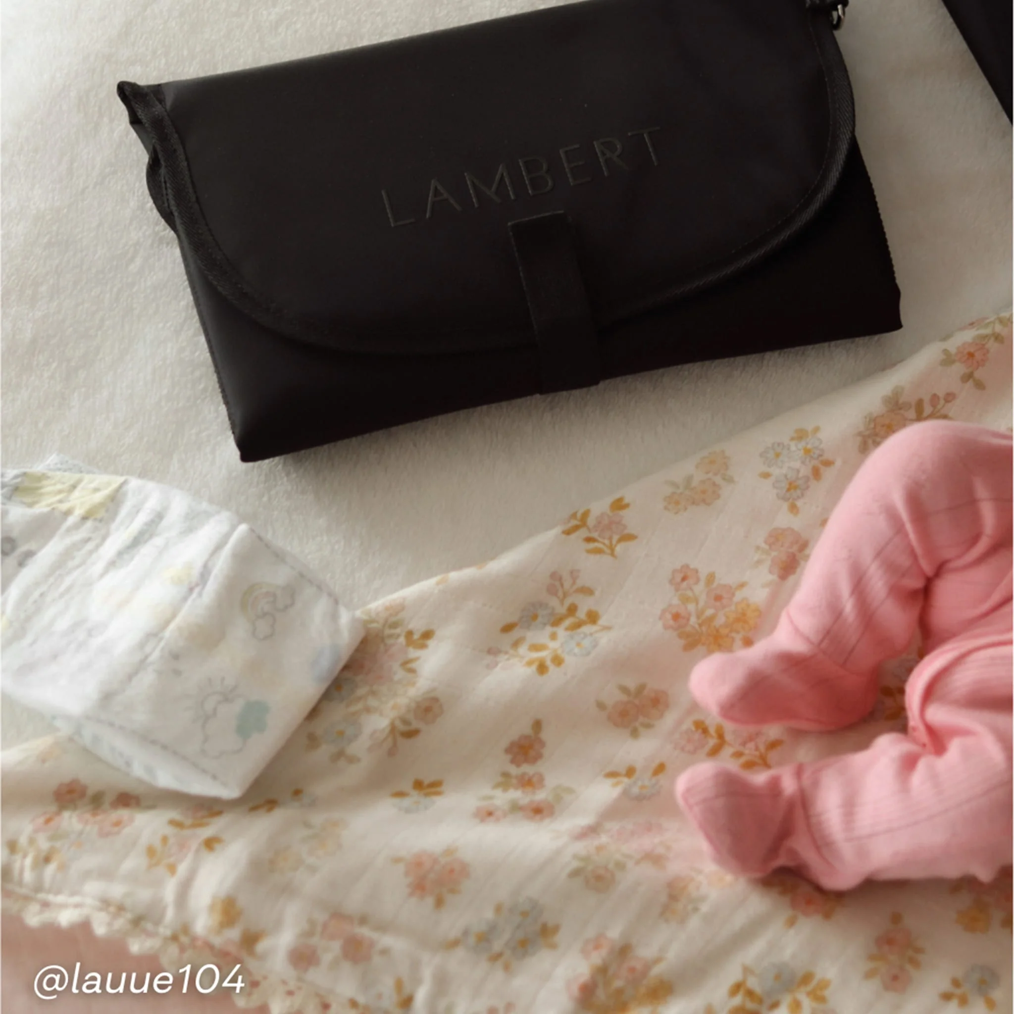 Sac Ă Couches + tapis Milani - Noir - Image 14