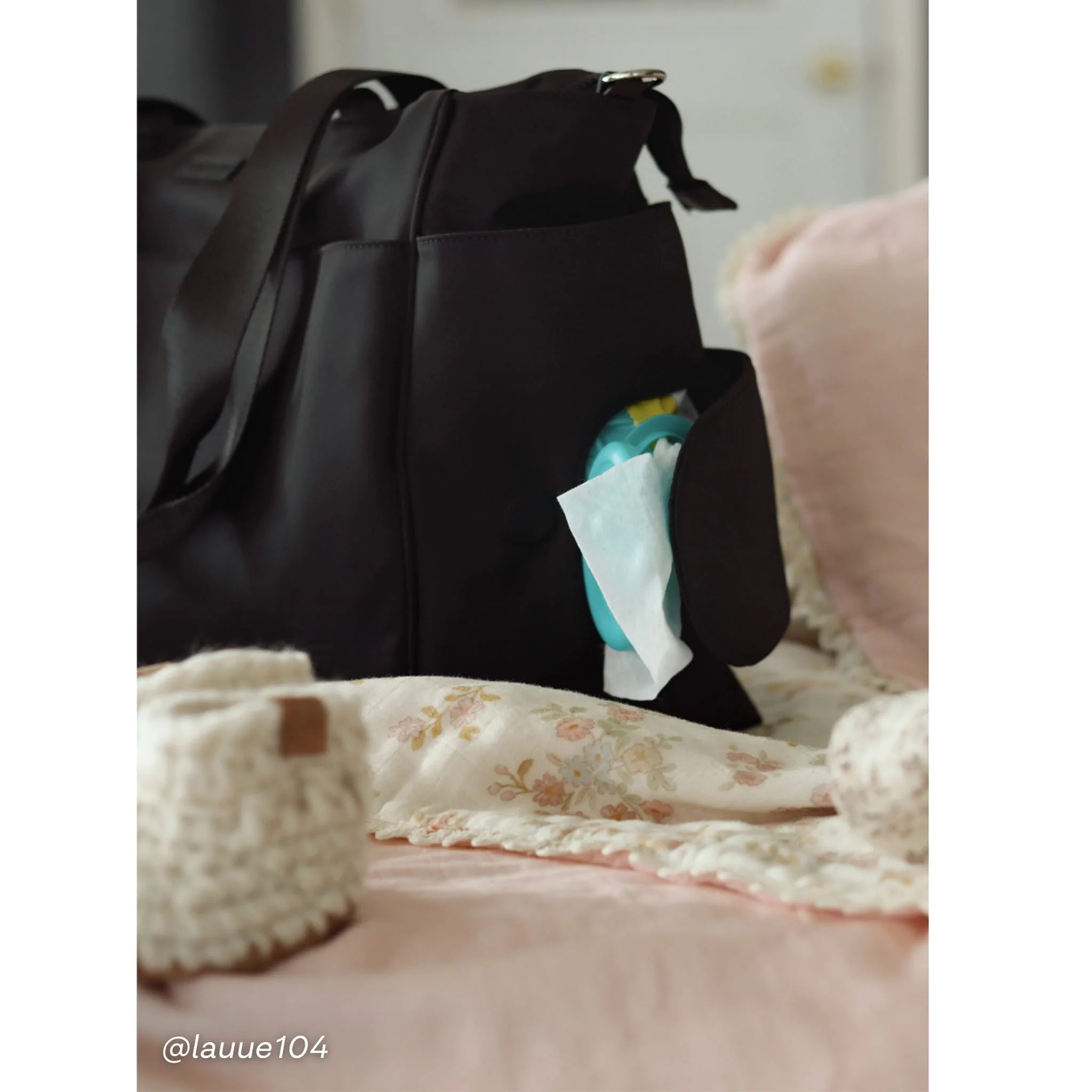 Sac Ă Couches + tapis Milani - Noir - Image 16