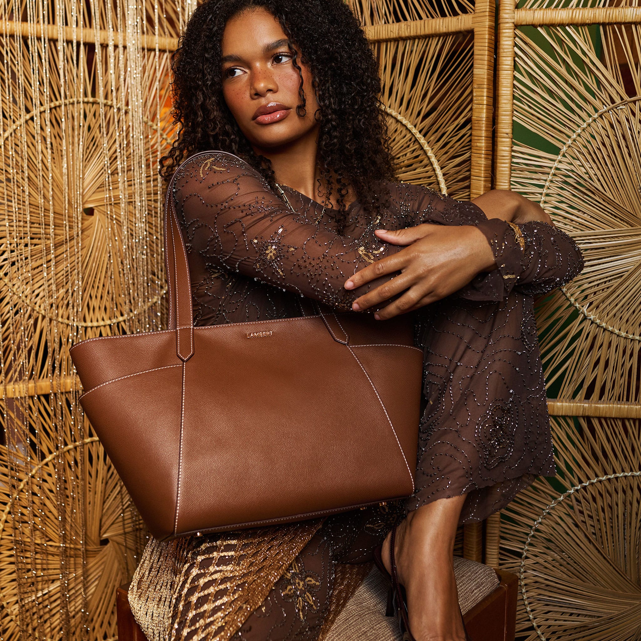 Sac Fourre-tout Opale - Noisette - Image 2