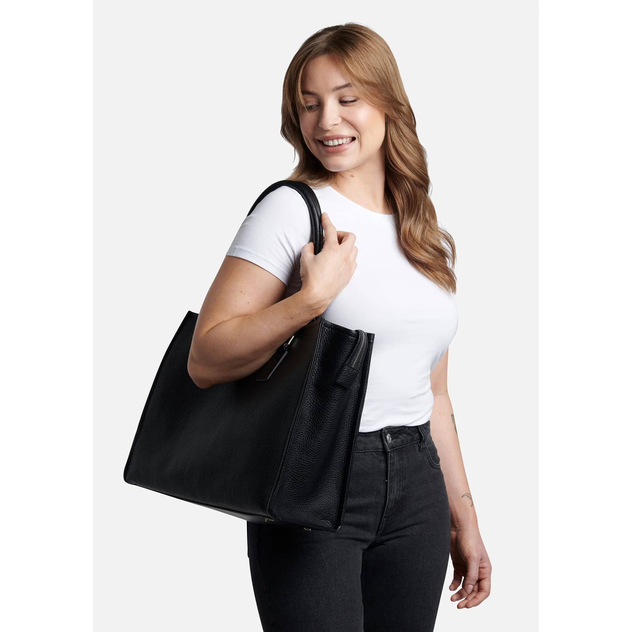 Sac Fourre-Tout 2en1 Valentina - Noir - Image 7