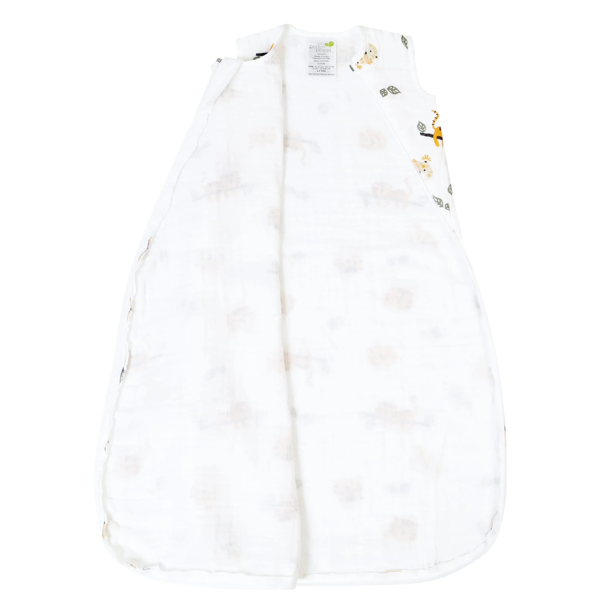 Sac de Nuit Mousseline 0-36mois - Jungle - Image 4