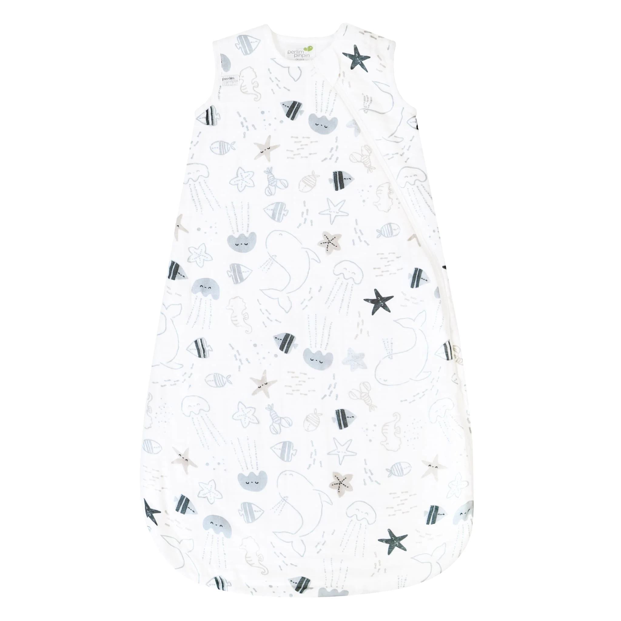Sac de Nuit Mousseline 0-36mois - Mer