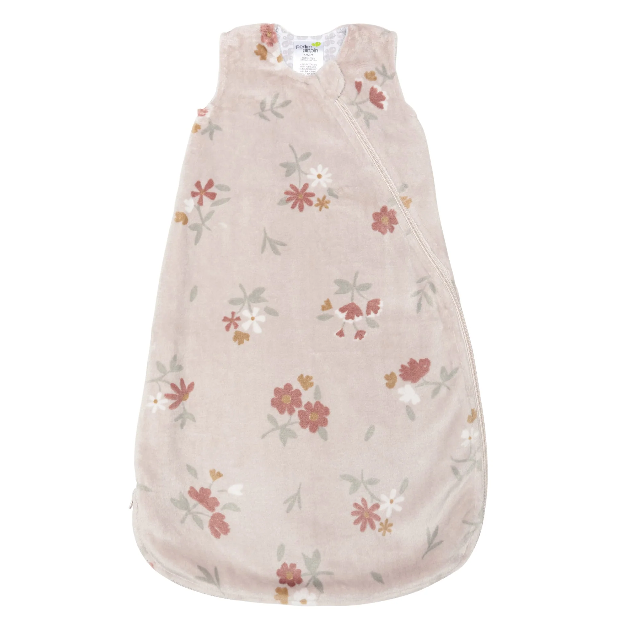 Sac de Nuit Peluche 0-36mois - Fleurs