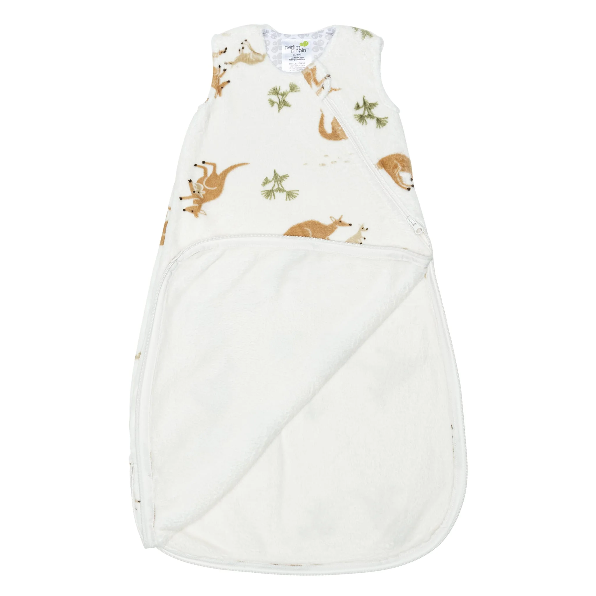 Sac de Nuit Peluche 0-36mois Kangourous - Édition spéciale Fondation CHU Ste-Justine - Image 4