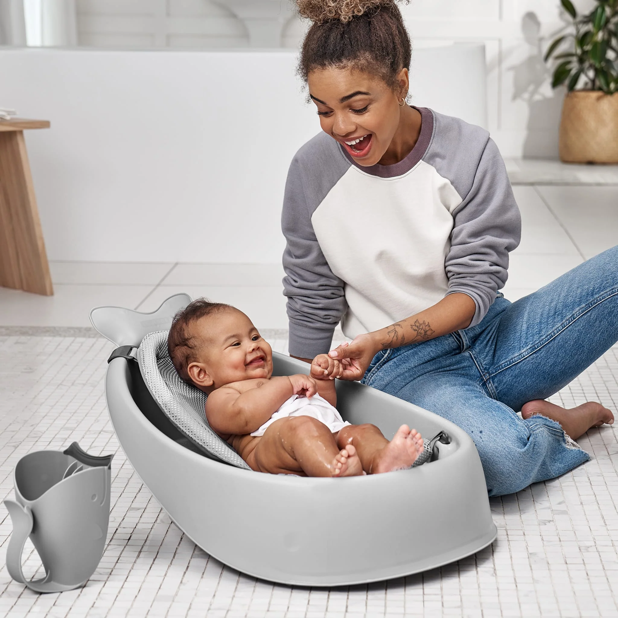 Seau Rinceur pour le Bain Baleine - Grise - Image 10