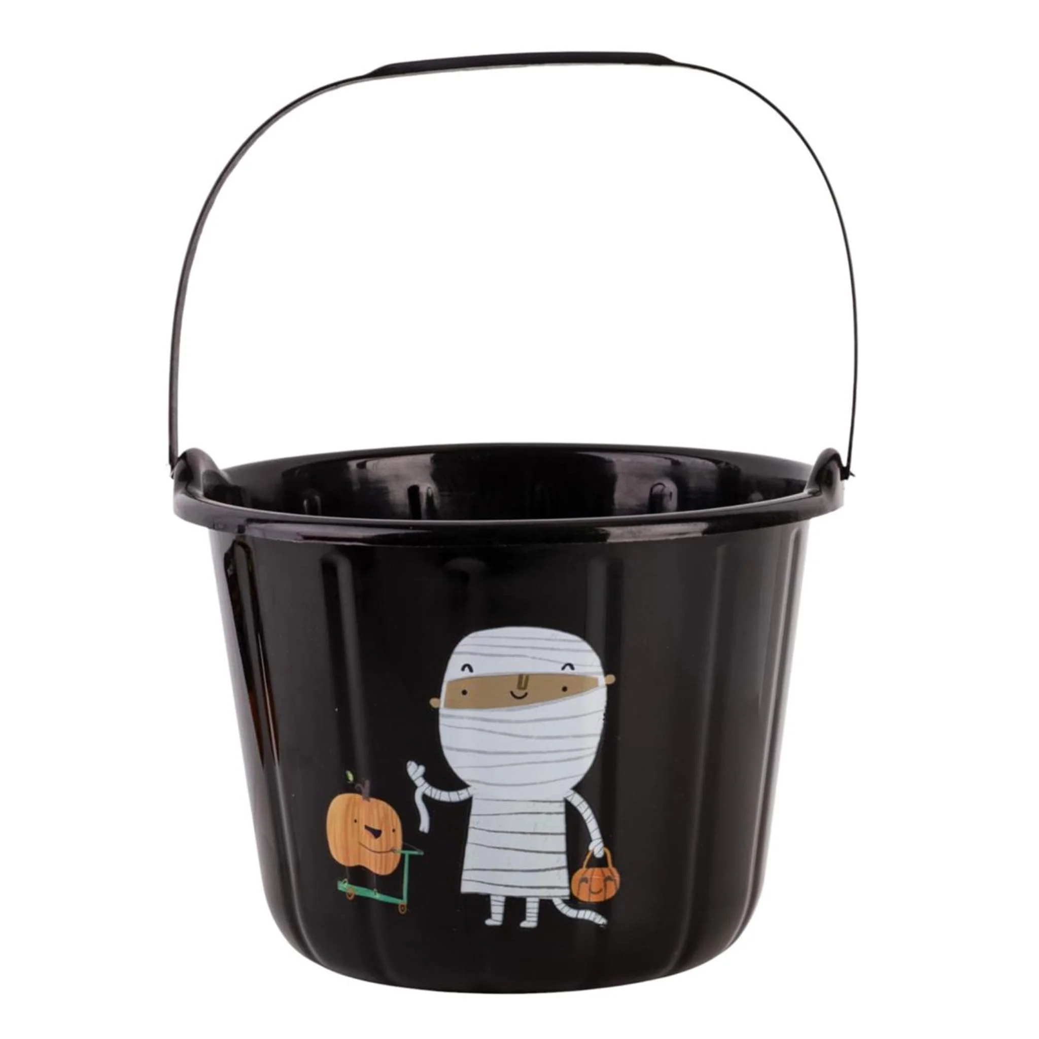 Seau Noir Halloween - Momie