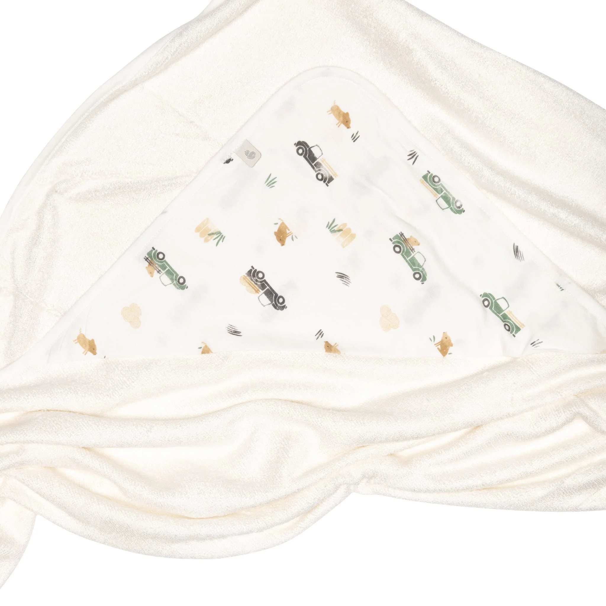 Serviette à Capuchon en Bambou - Prairie - Image 3