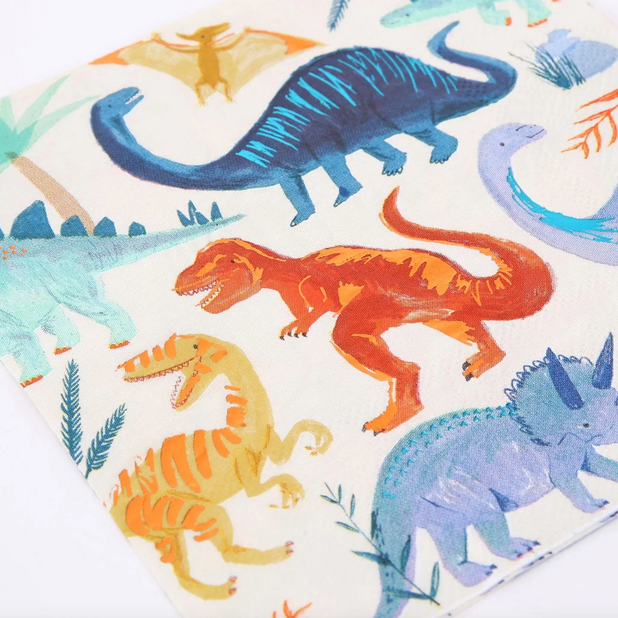 Grandes Serviettes (16) - Royaume Des Dinosaures - Image 2