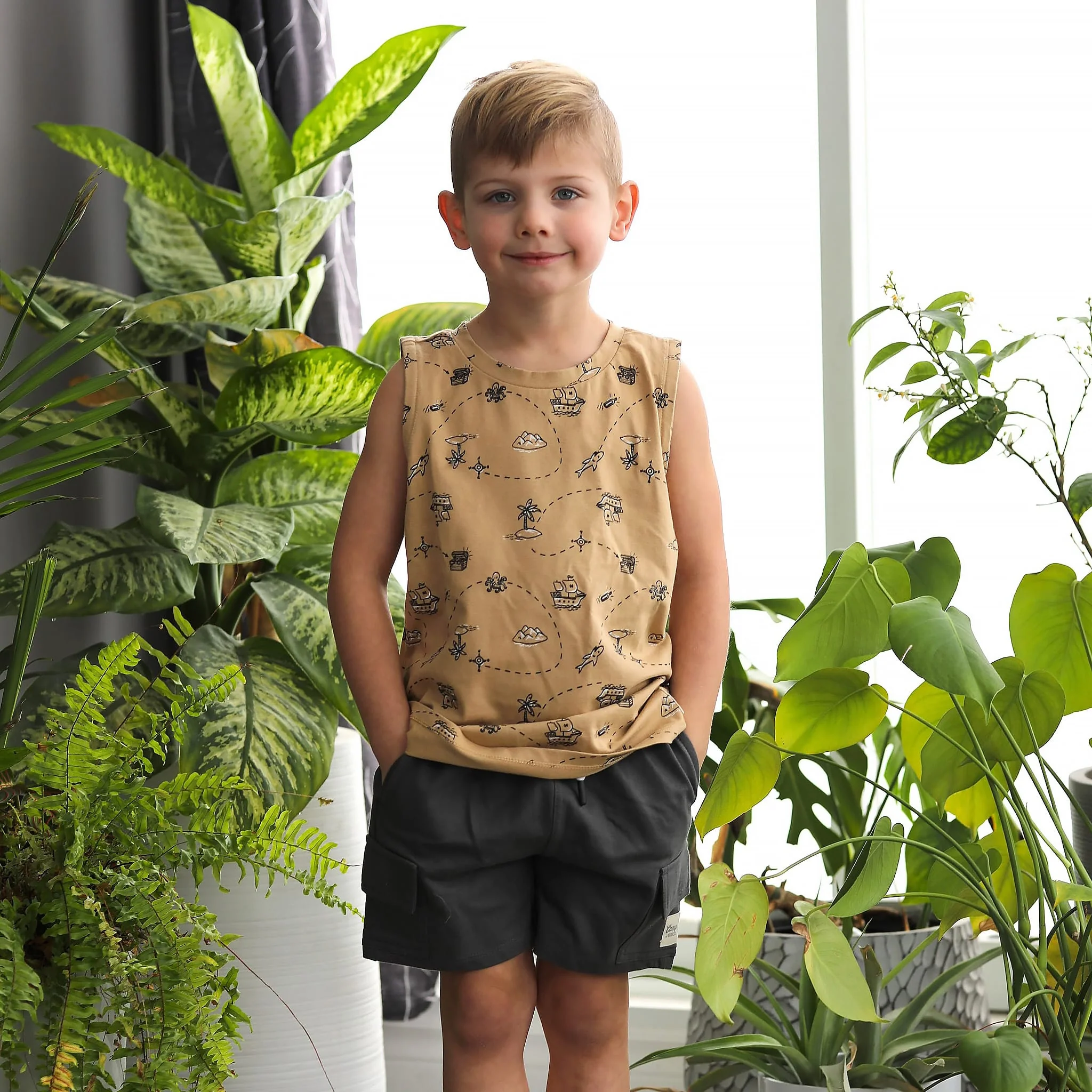 Short Cargo Charcoal 2-8ans - Image 4