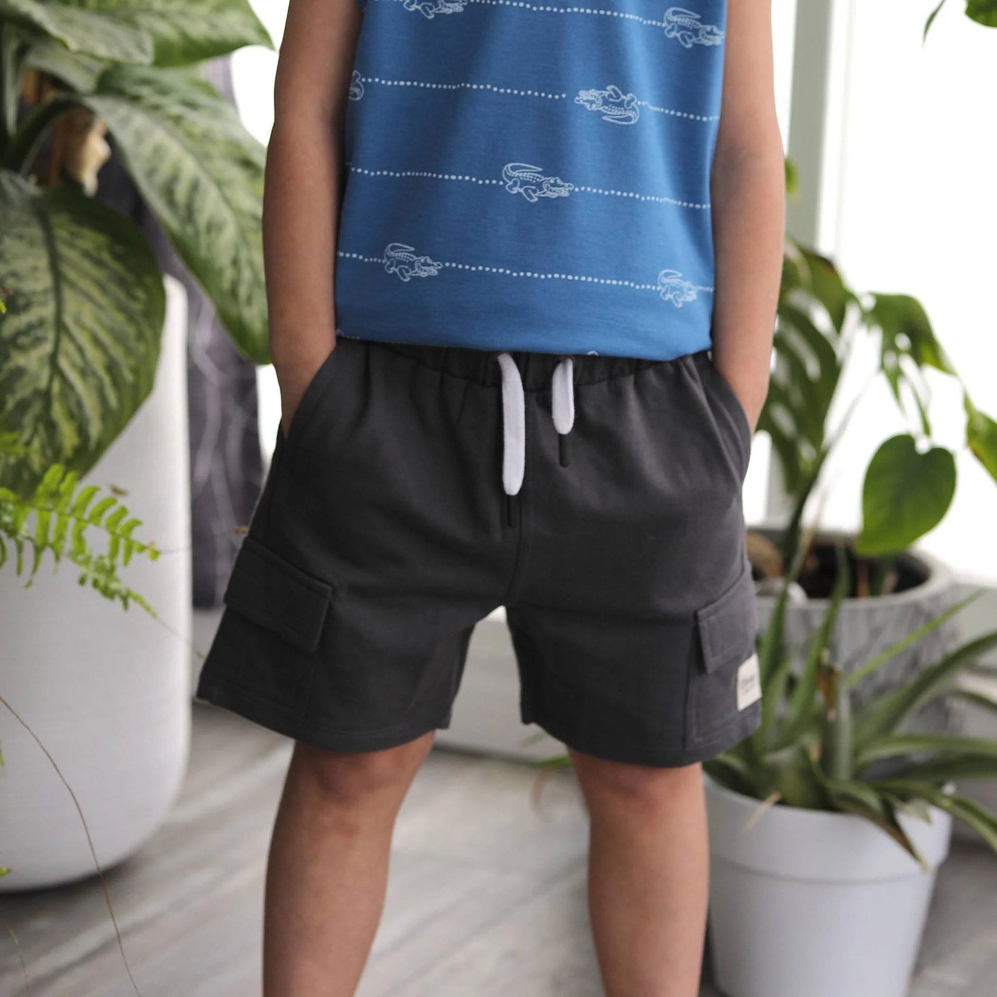 Short Cargo Charcoal 2-8ans - Image 6