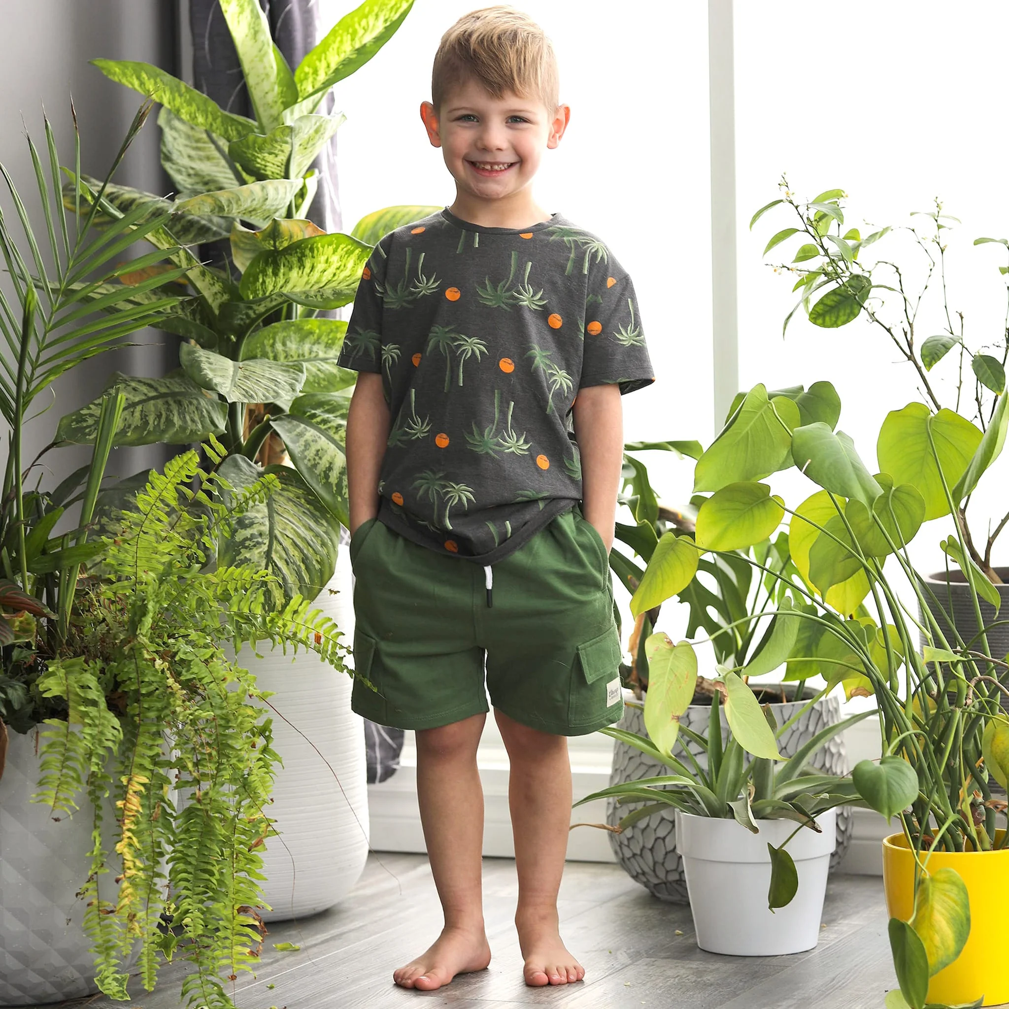 Short Cargo Vert 2-8ans - Image 5