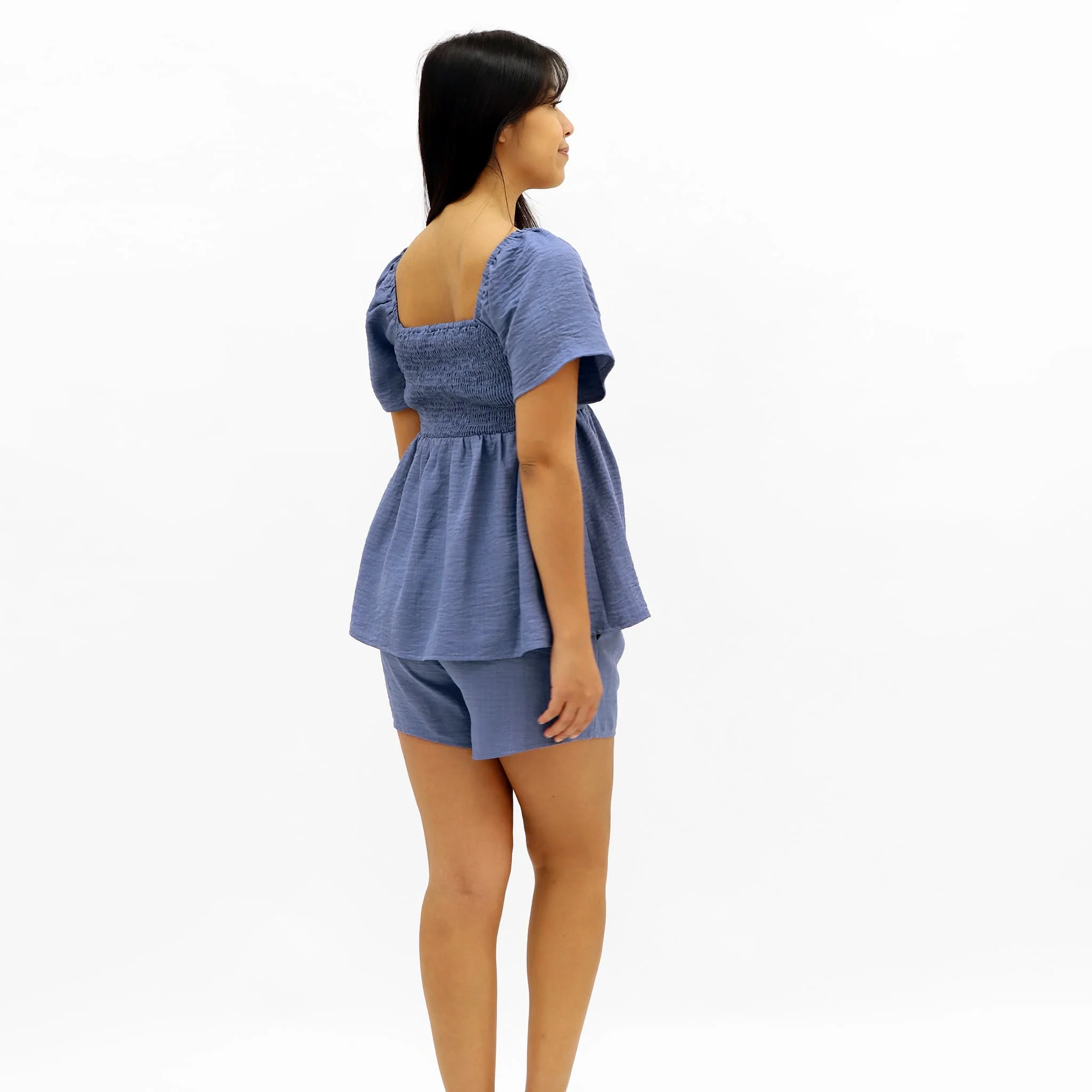 Short Maternité Chambray - Image 4