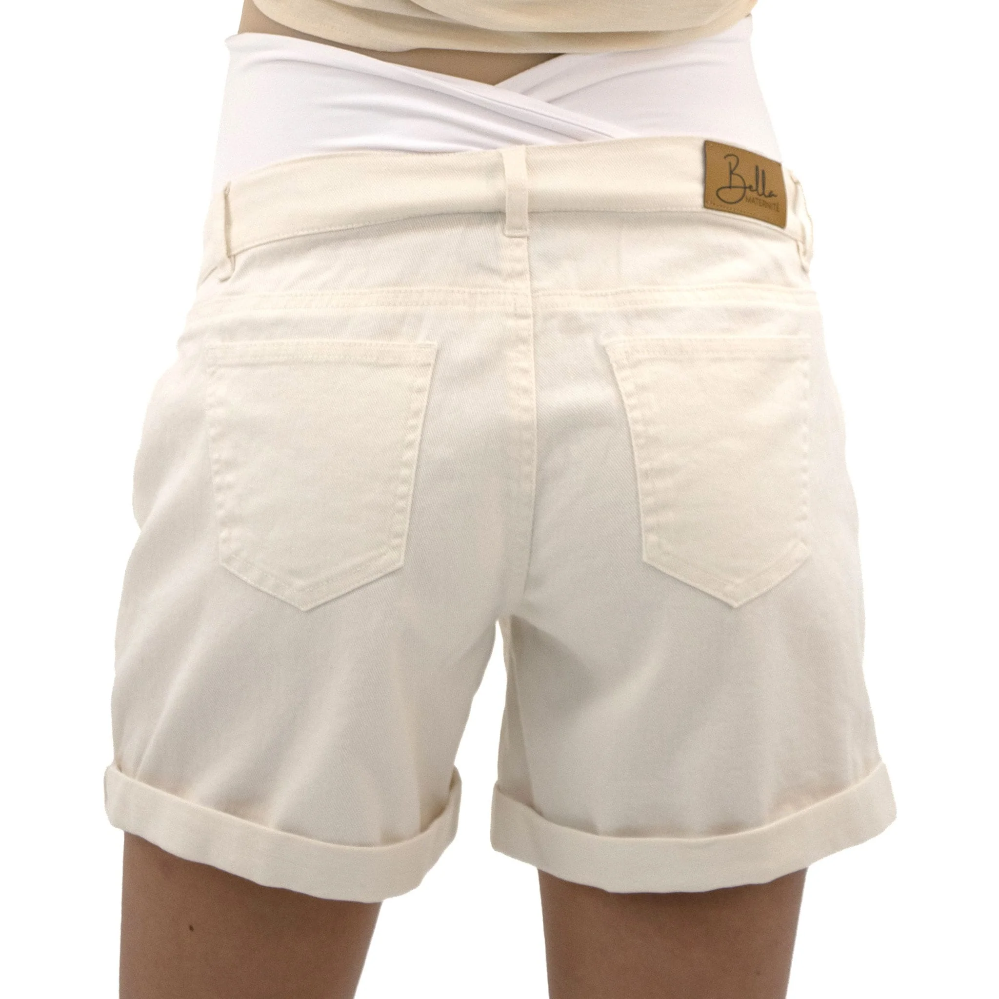 Short Maternité Denim Ivoire - Image 3