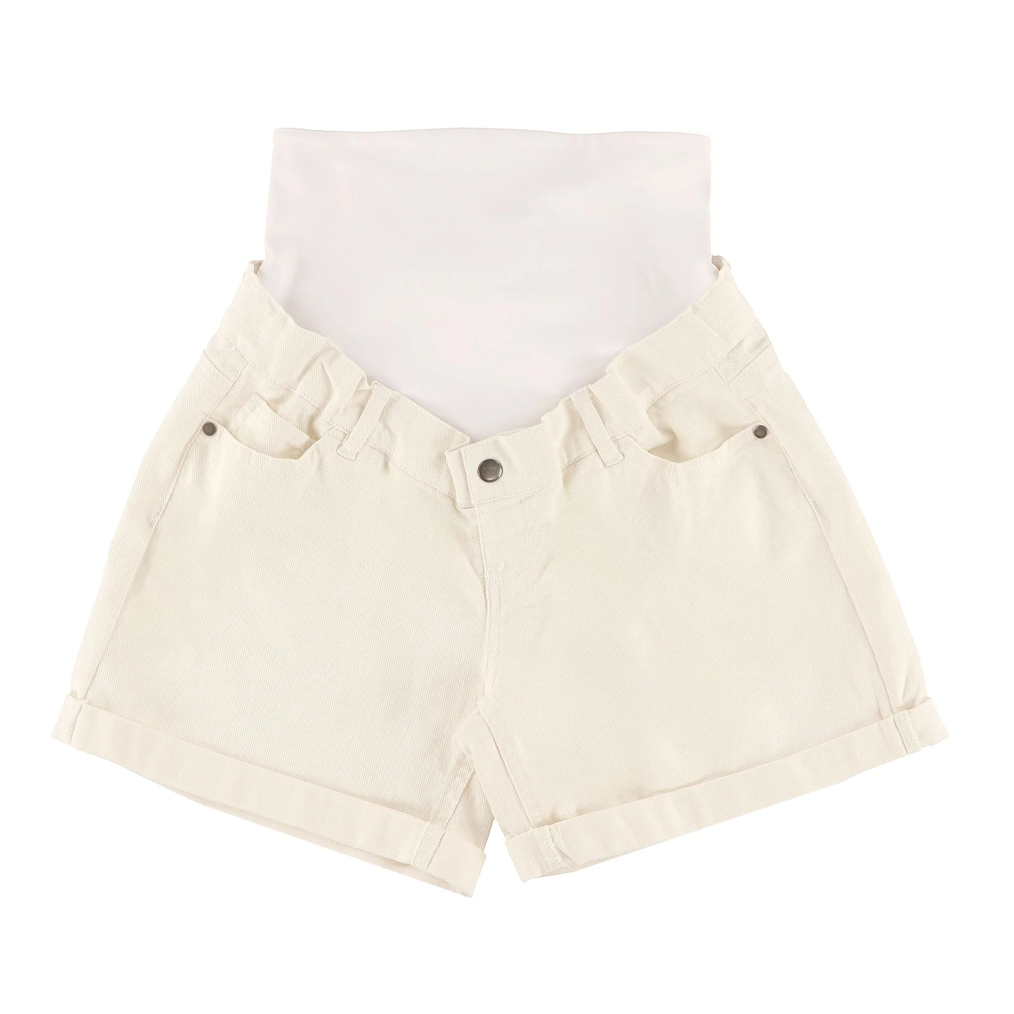 Short Maternité Denim Ivoire - Image 9