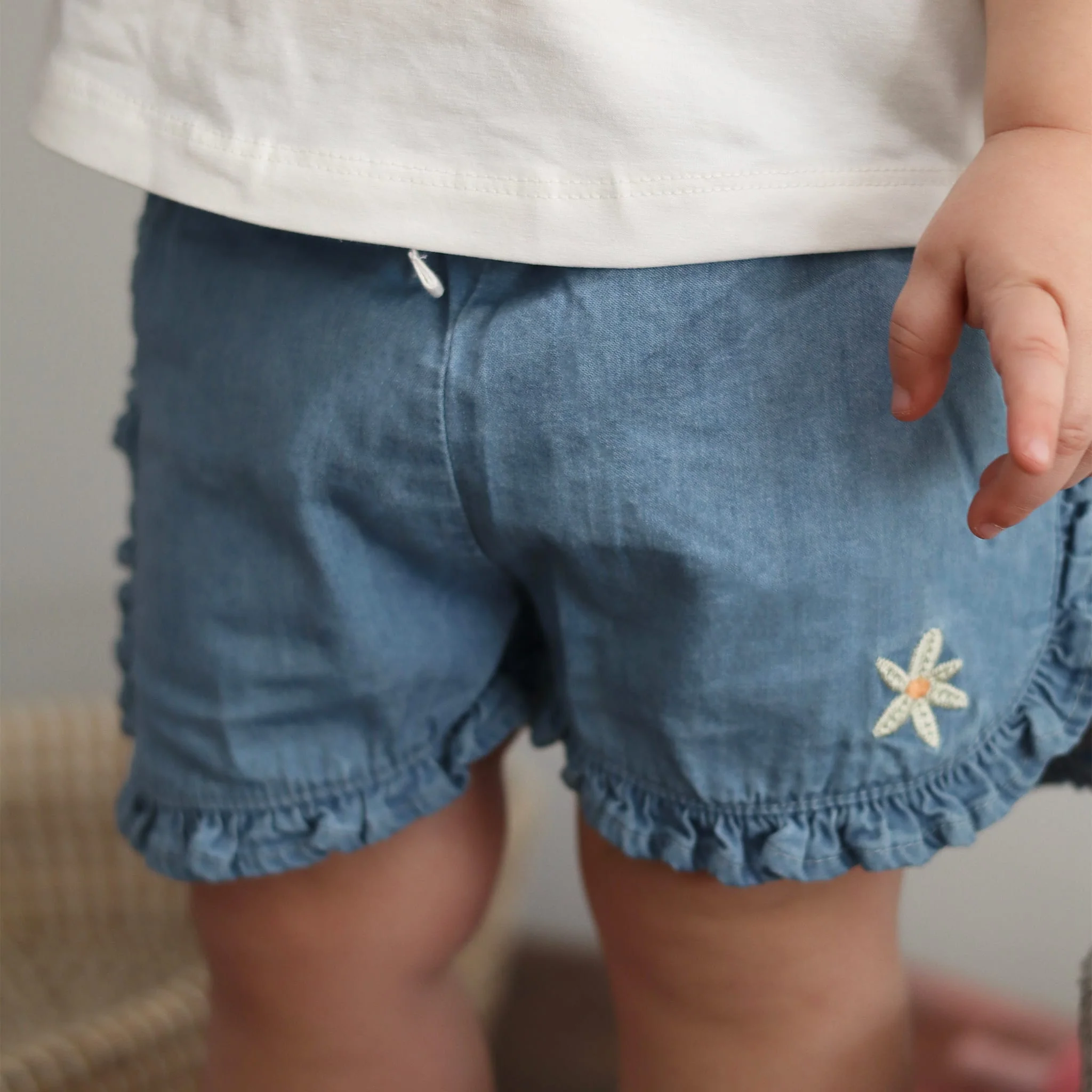 Short Pique-Nique Chambray 3-24mois - Image 5