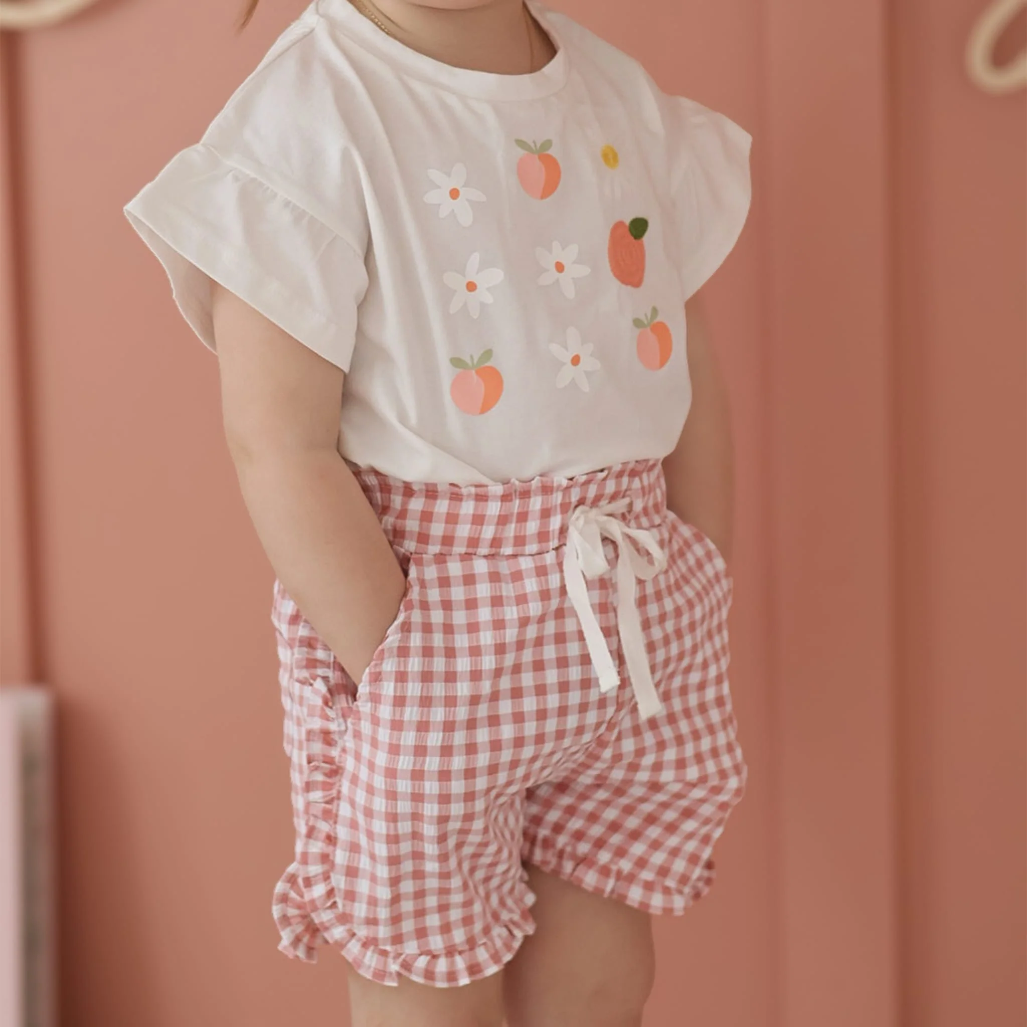 Short Pique-Nique Vichy 2-8ans - Image 2