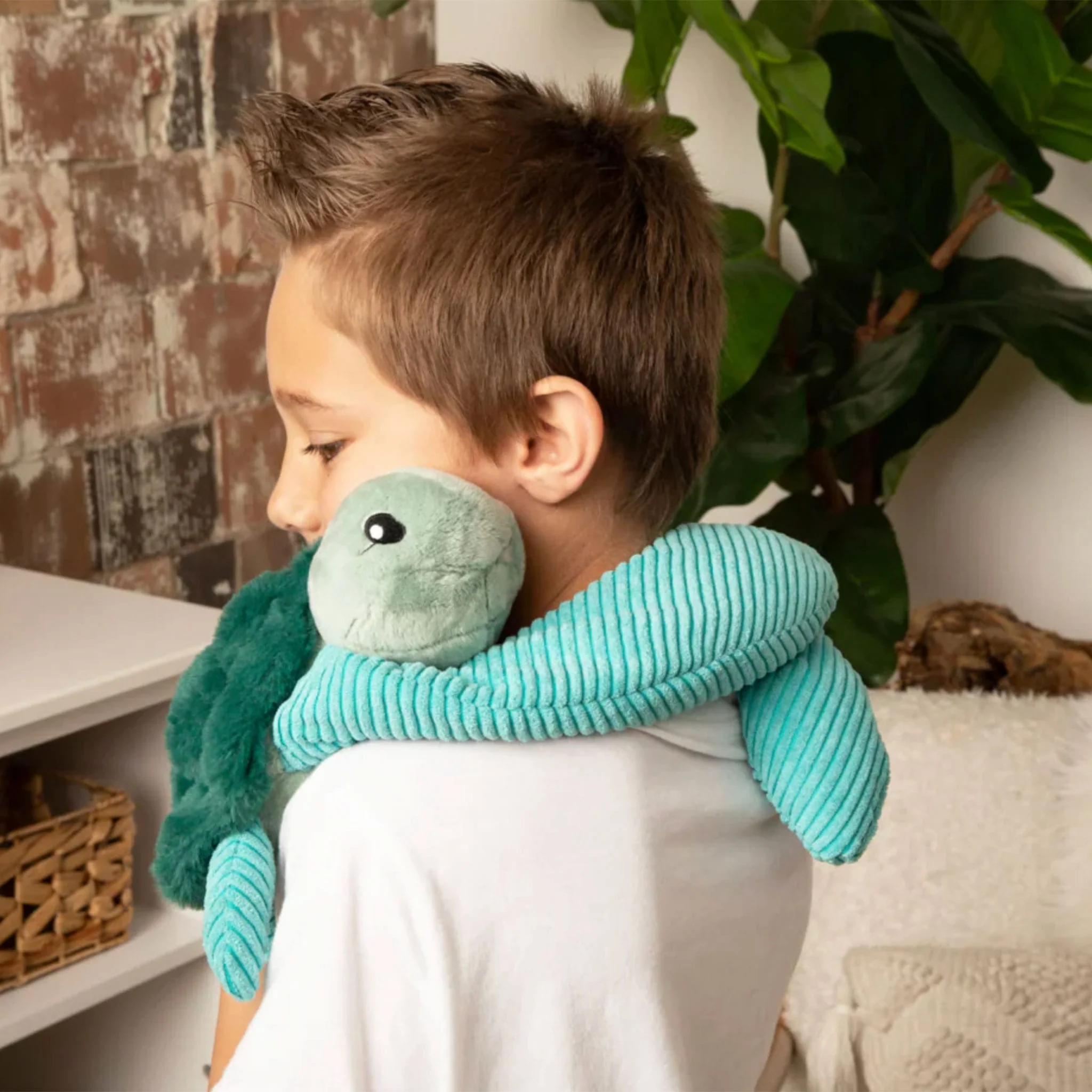 Sidney La Tortue de Mer - Peluche Lestée Enveloppante - Image 2