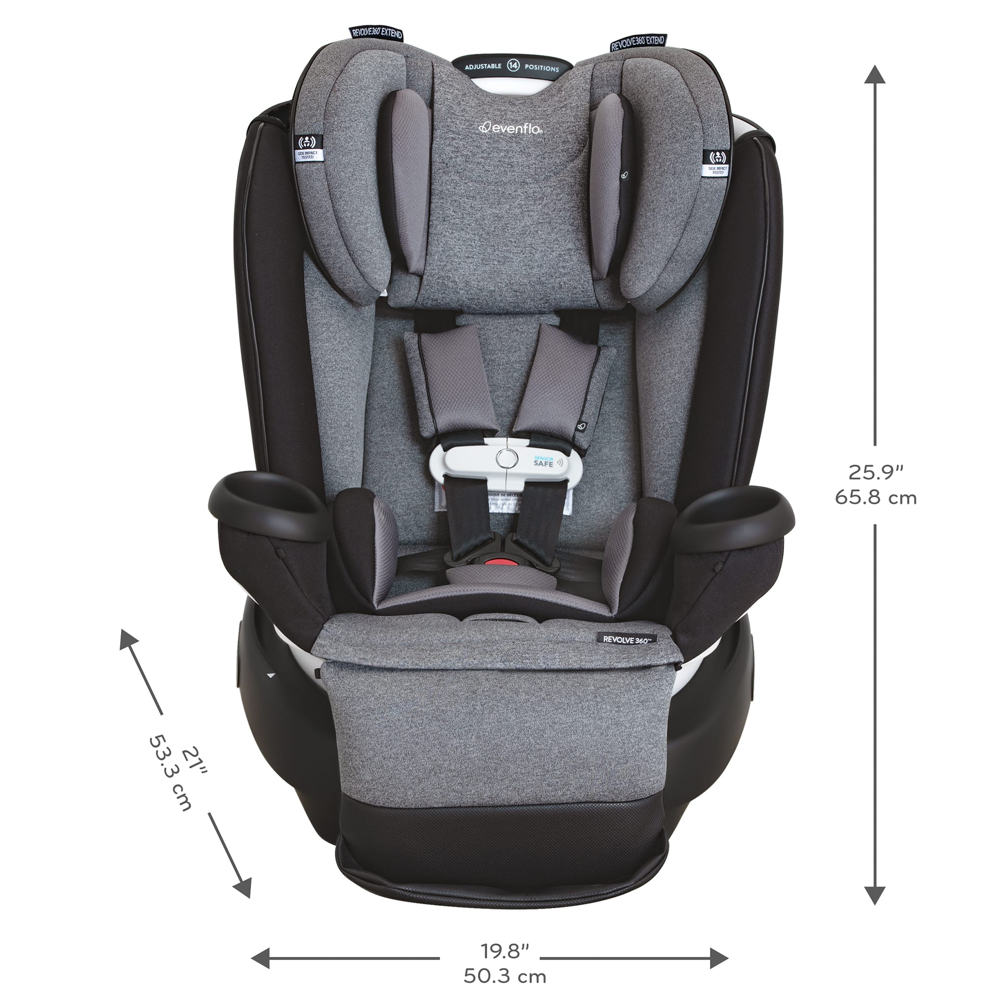 Siège d'Auto Pivotant Evenflo® Gold Revolve360™ Extend - Moonstone - Image 6
