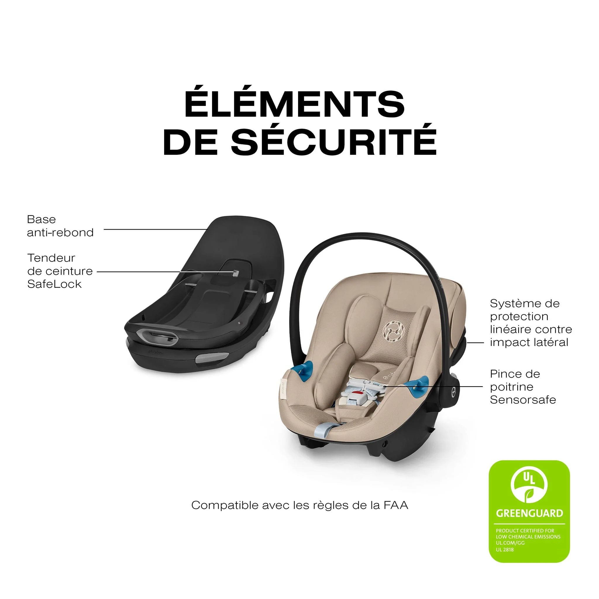Siège Auto Rotatif Aton G Swivel  - Amande - Image 6