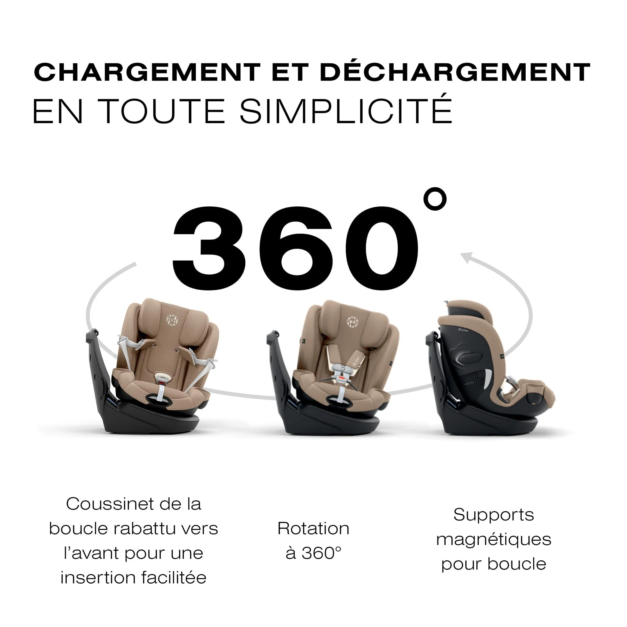 Siège d'Auto Callisto G 360 Rotatif - Almond Beige - Image 11