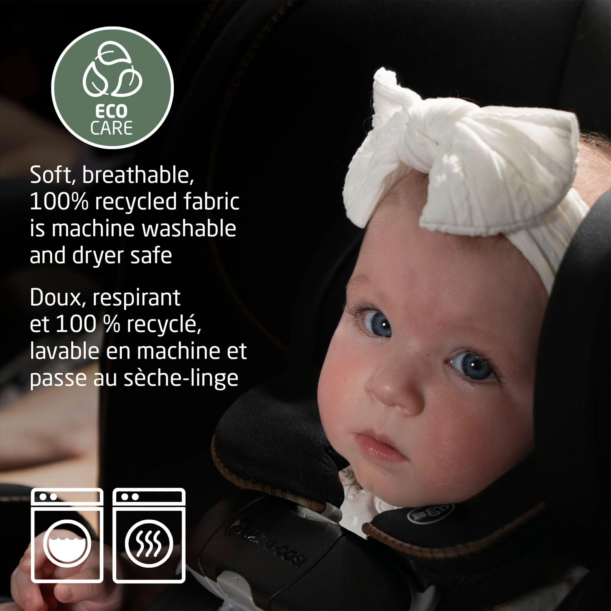 Siège d'Auto Kani 4en1 - Noir - Image 9