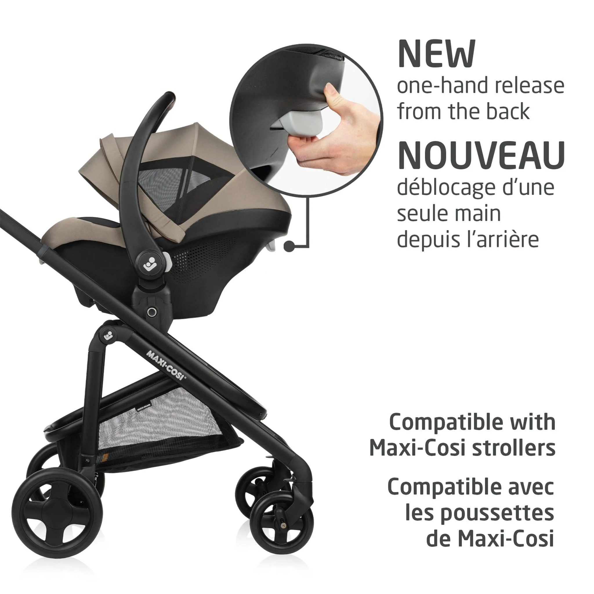 Siège d'Auto Mico Luxe+ - Designer Noir - Image 9