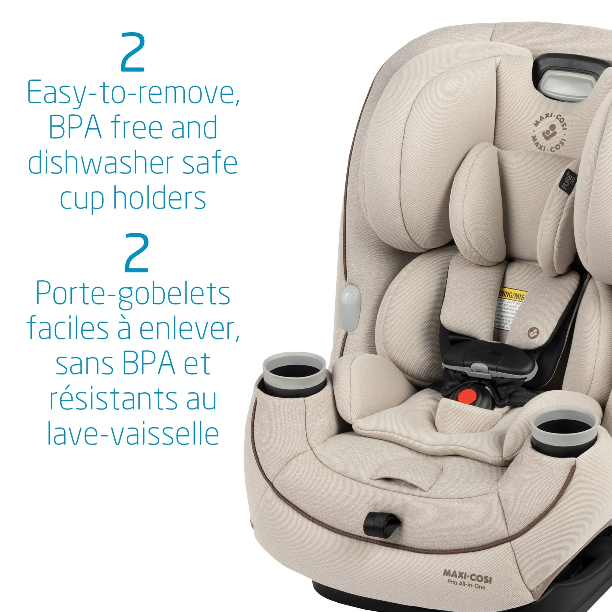 Siège d'Auto Pria All-in-one 4-100lb - Desert Wonder - Image 8