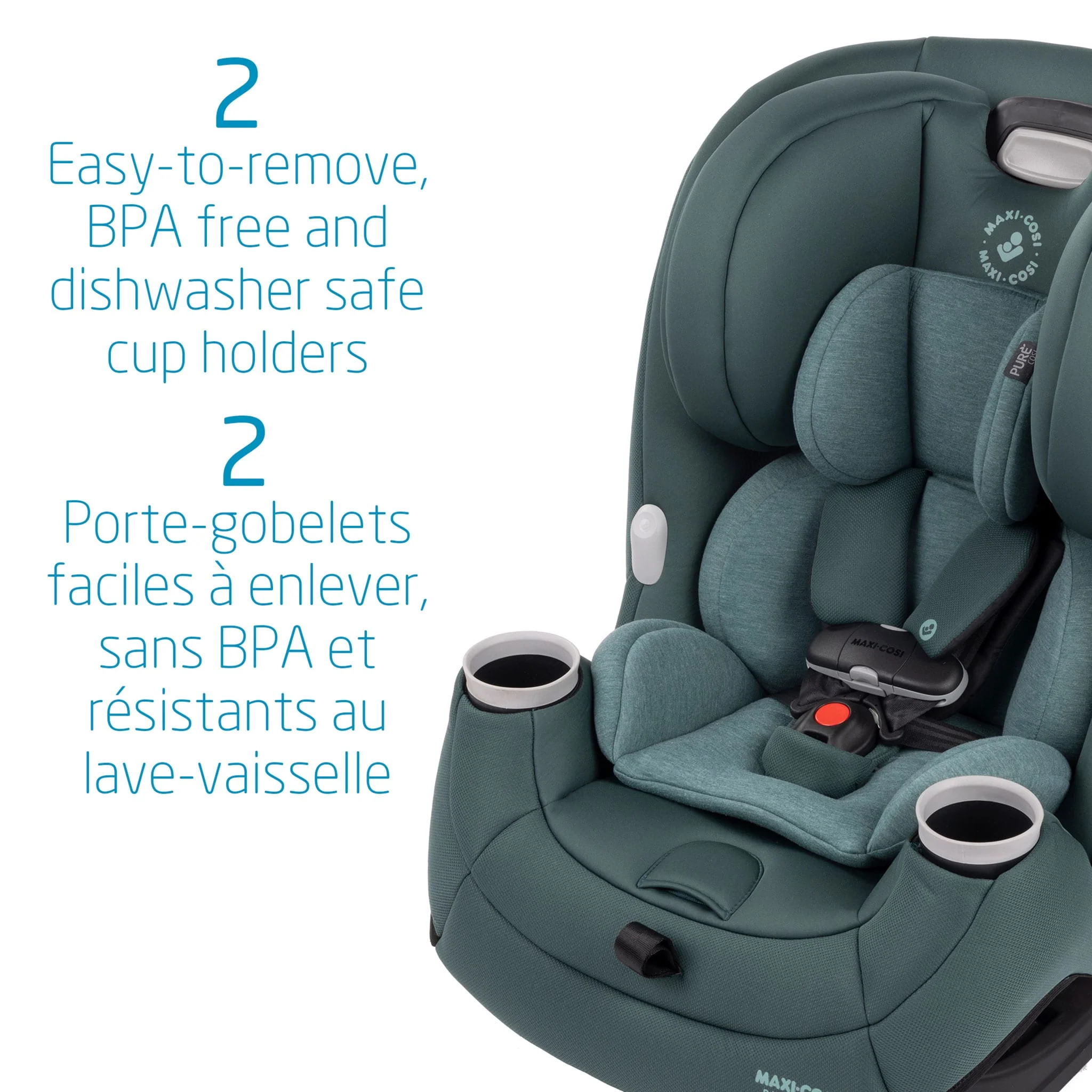Siège d'Auto Pria All-in-one 4-100lb - Essential Vert - Image 7
