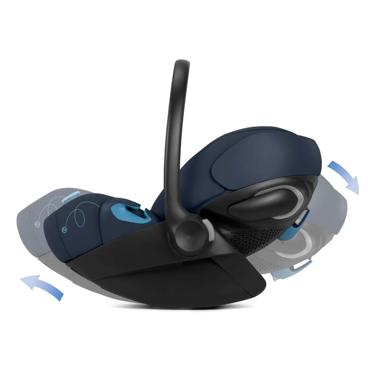 Siège d’Auto Cloud G Lux 4-35lb - Bleu Océan - Image 2