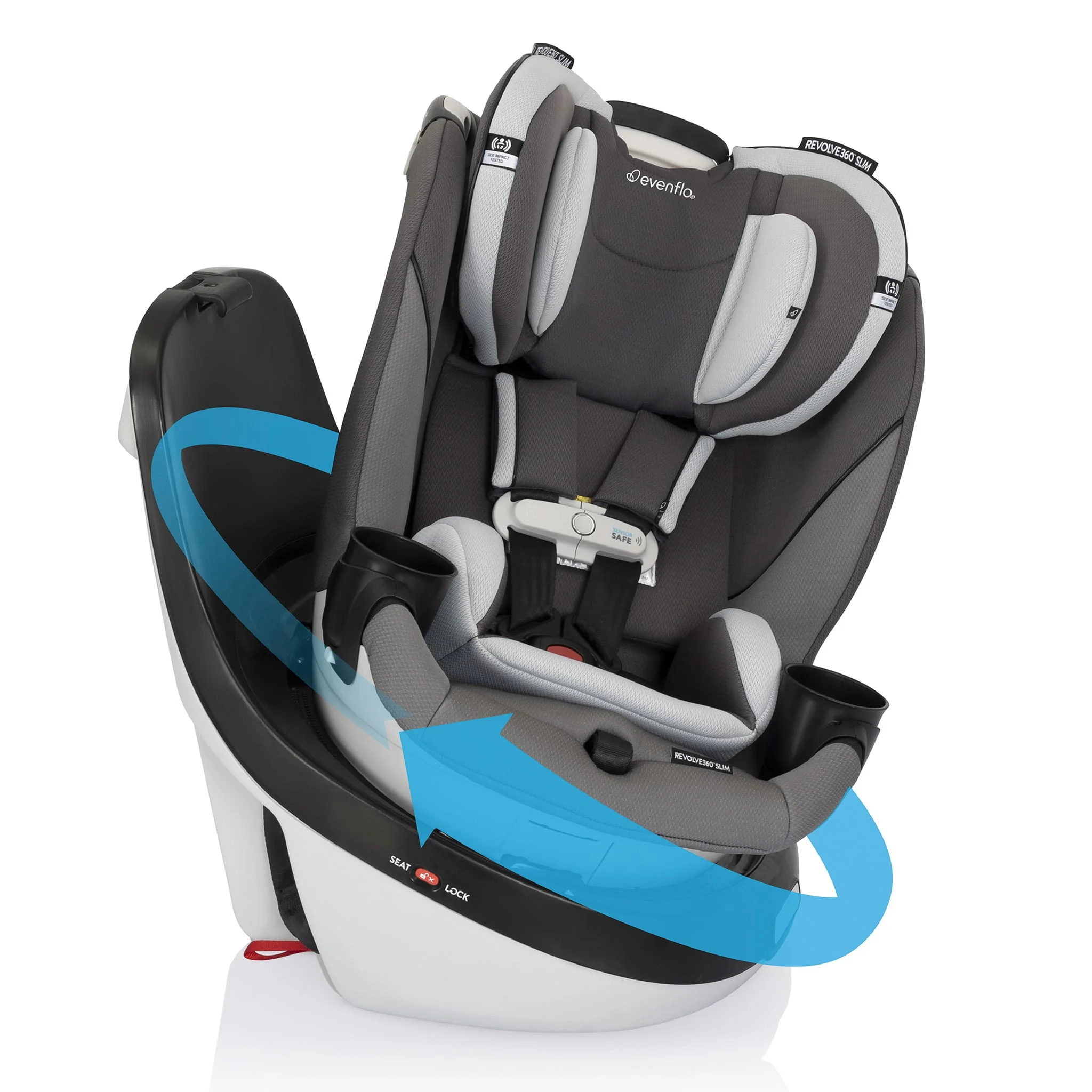 Siège d’Auto Gold Revolve360™ Slim 2-en-1 Rotatif avec SensorSafe™ - Pearl