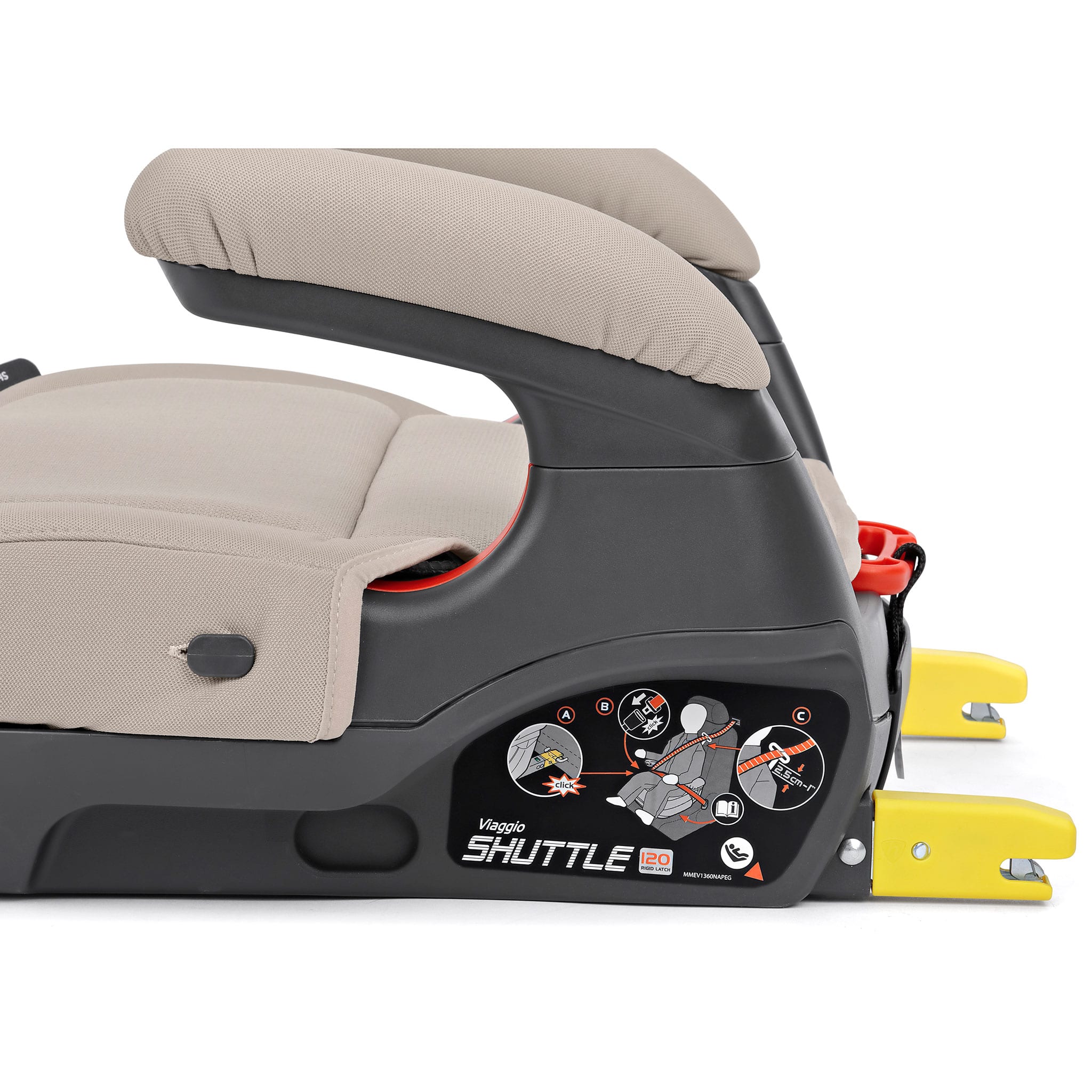 Siège d'Appoint Rehausseur Viaggo Shuttle 120lb - Astral - Image 4