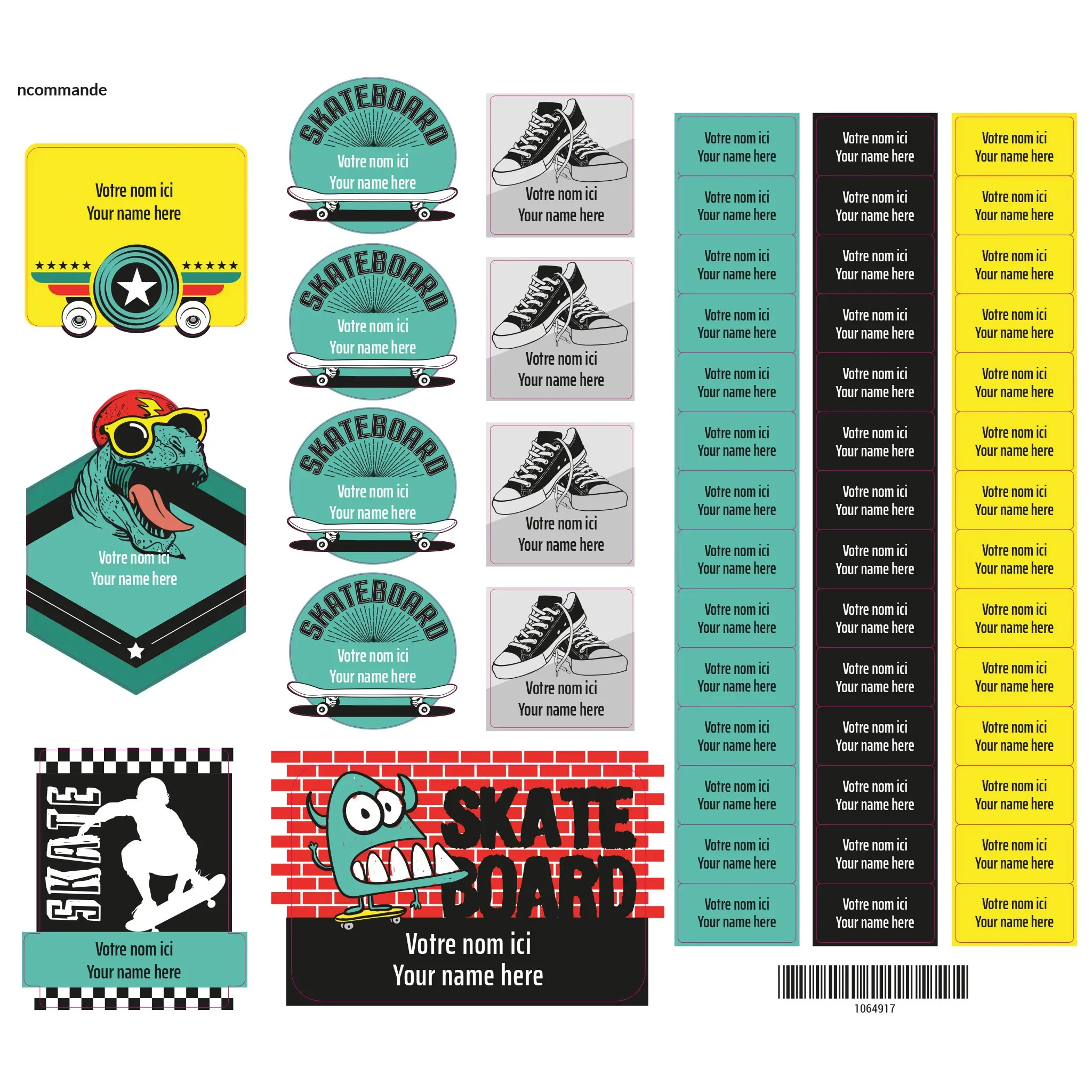 Étiquettes Essentiel - Skate - Image 2