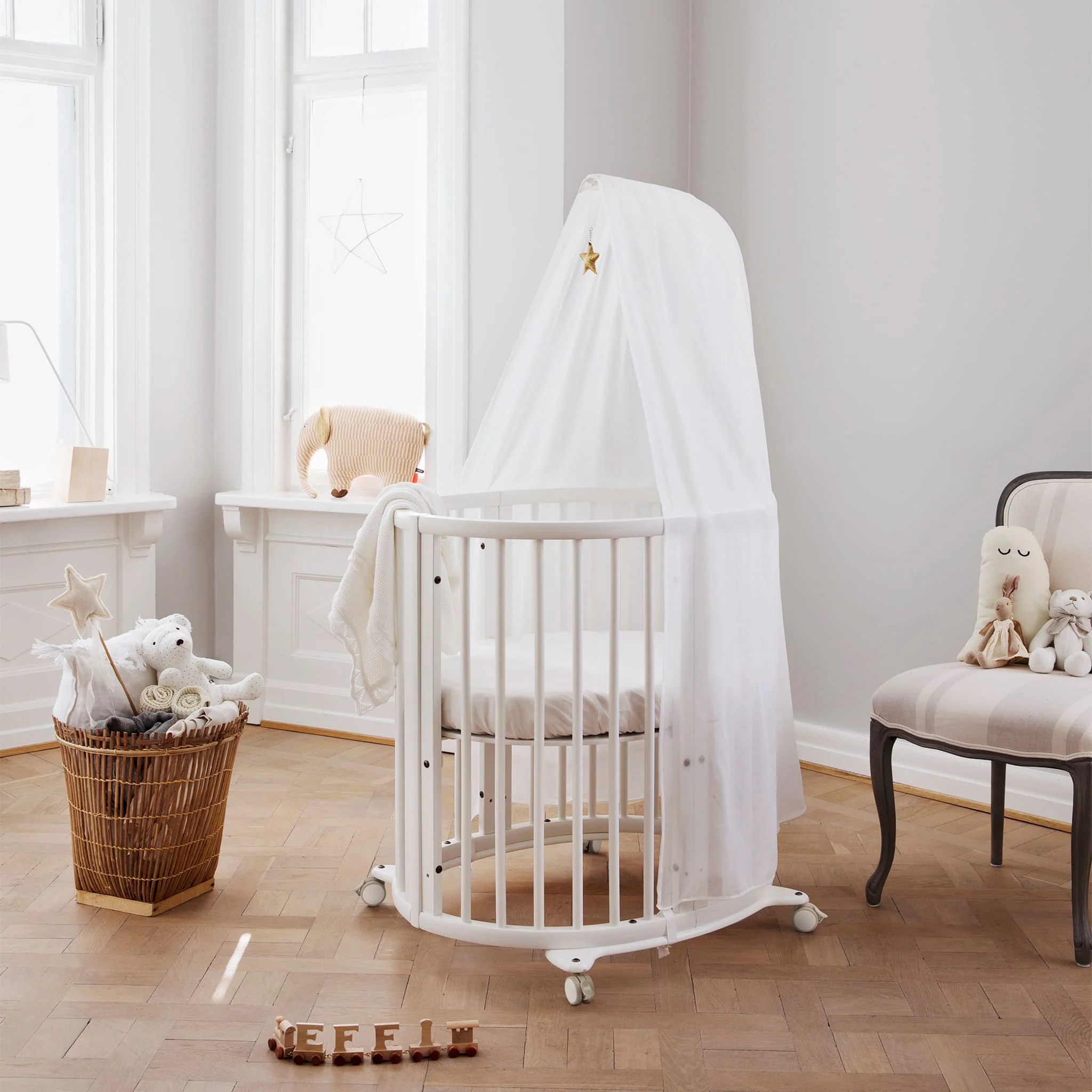 Mini Couchette Stokke® Sleepi™ V3 avec Matelas - Blanc - Image 8