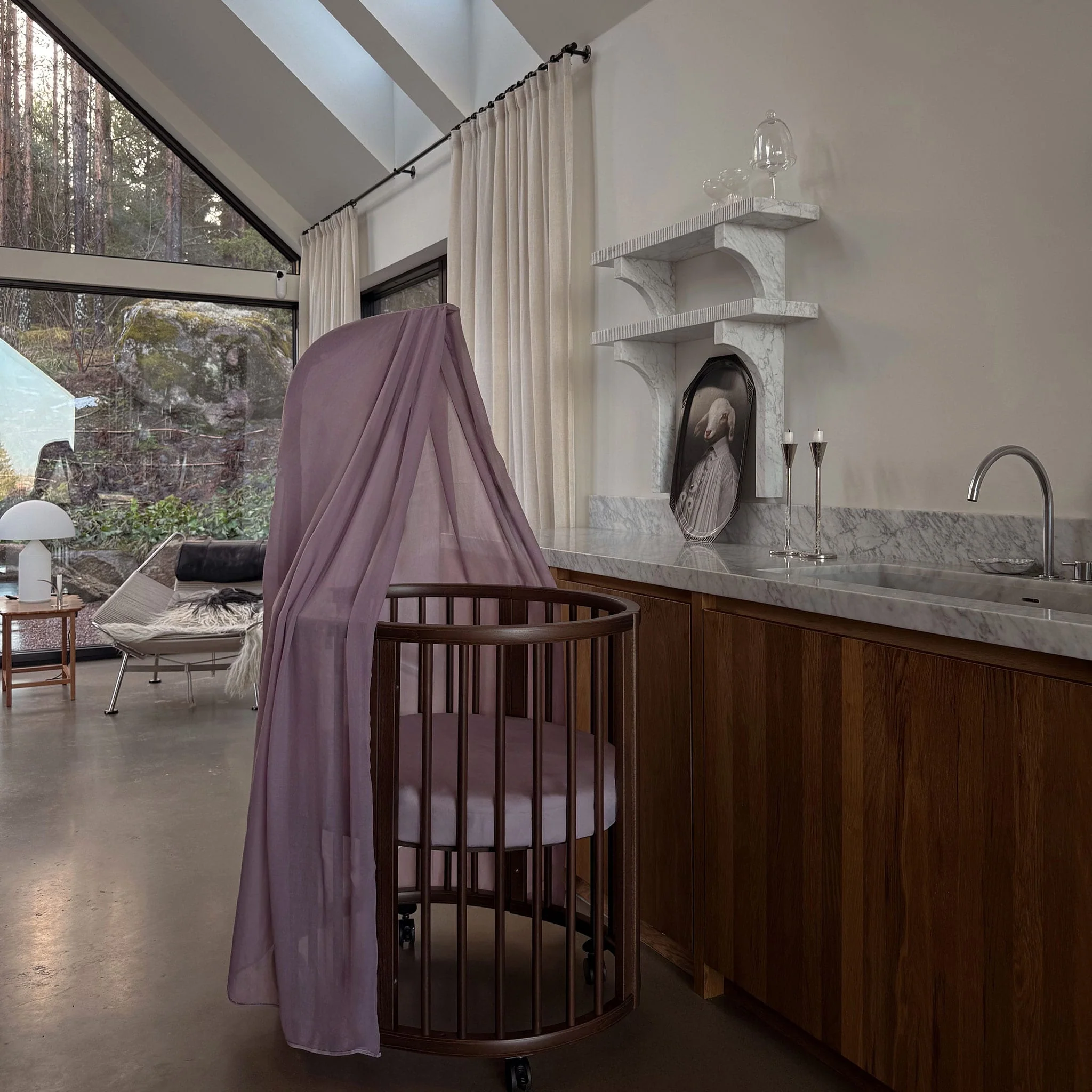 Mini Couchette Stokke® Sleepi™ V3 avec Matelas -  Brun - Image 10