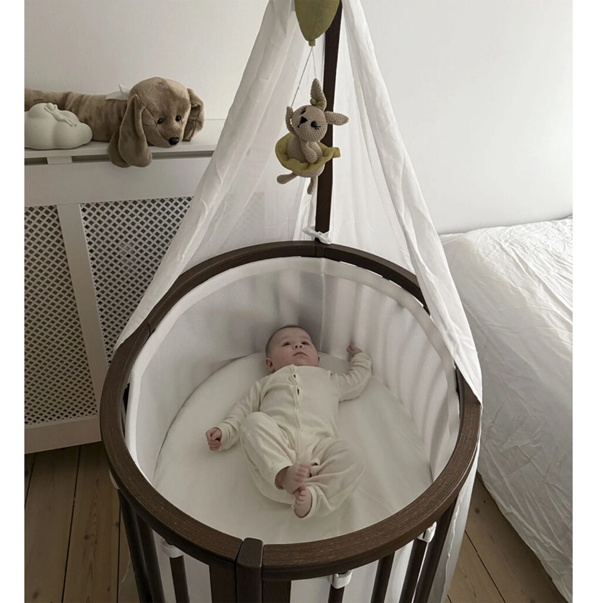 Mini Couchette Stokke® Sleepi™ V3 avec Matelas -  Brun - Image 8