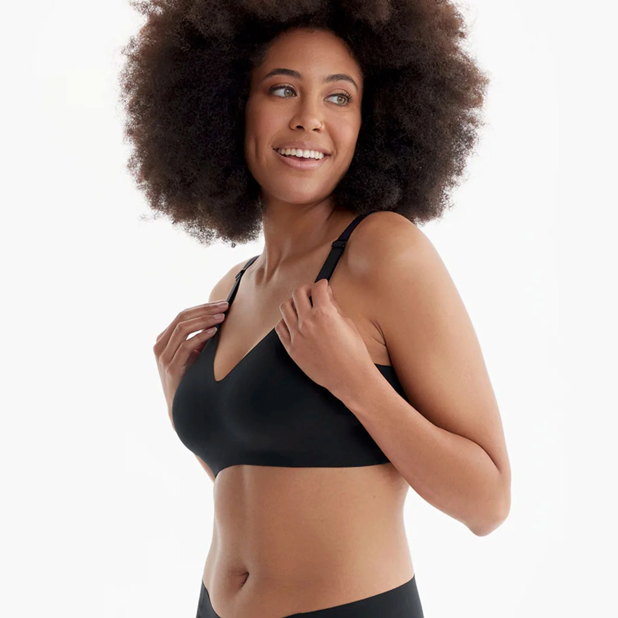 Soutien-Gorge d'Allaitement Smooth YN21 - Noir - Image 3