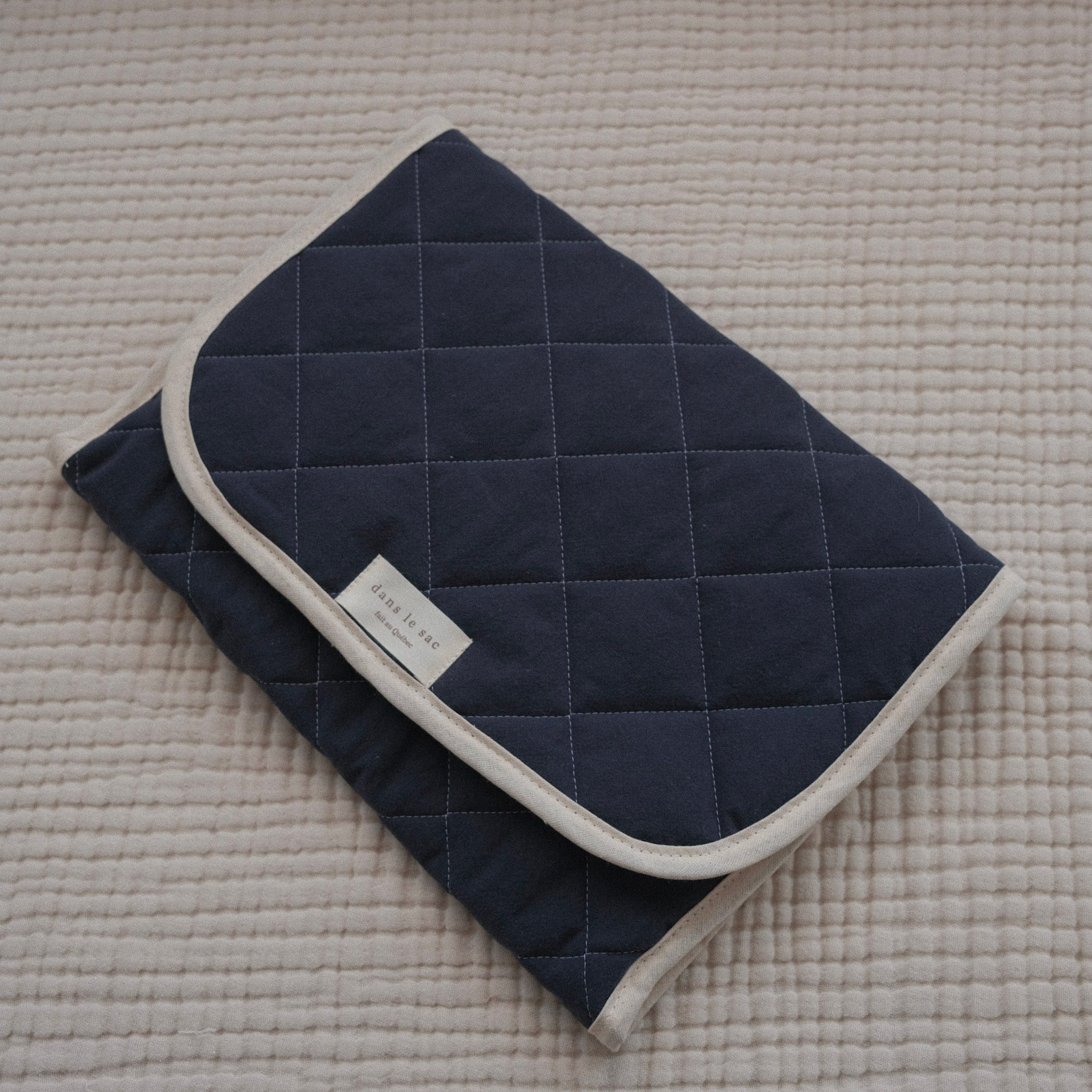 Tapis à Langer - Marine - Image 2
