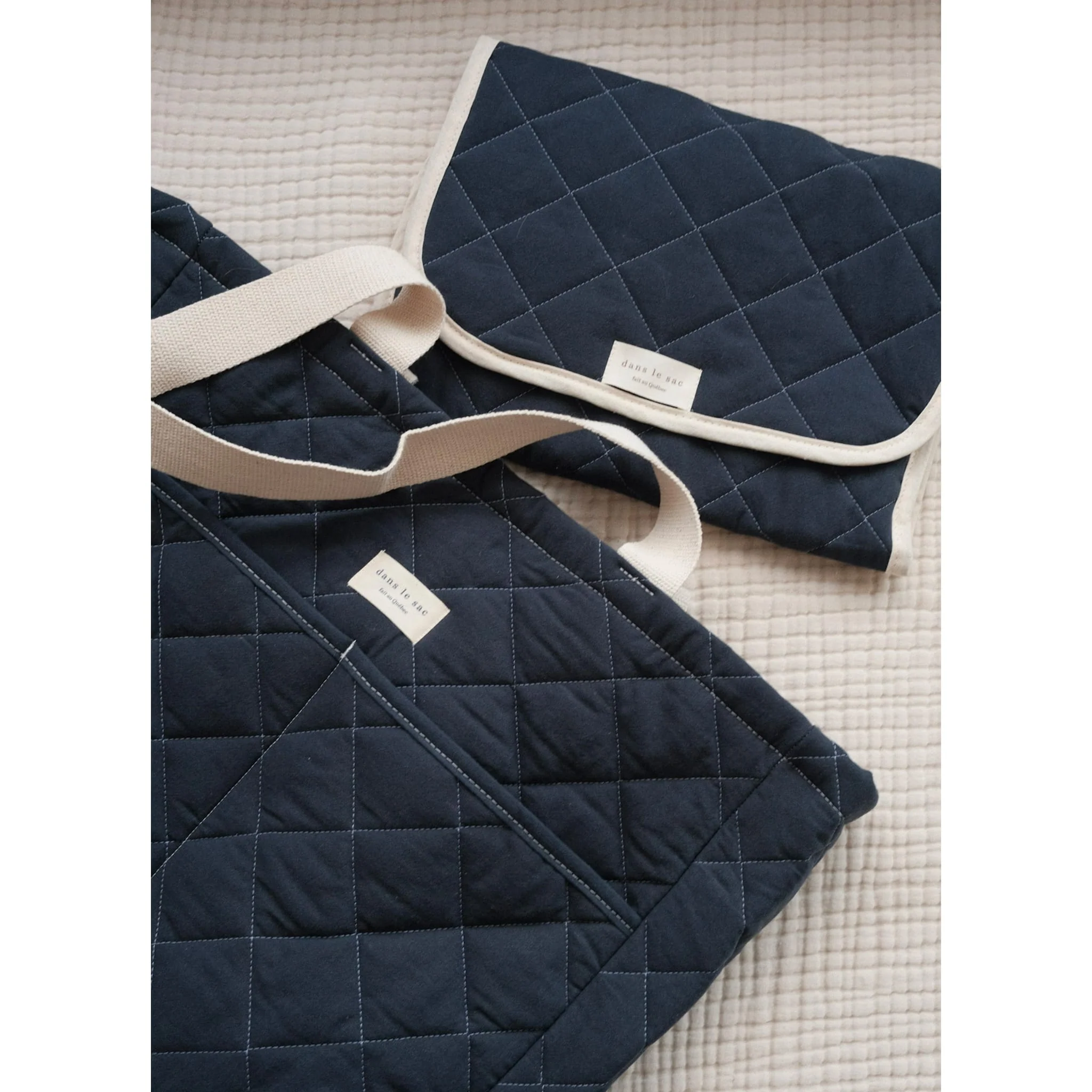 Tapis à Langer - Marine - Image 3