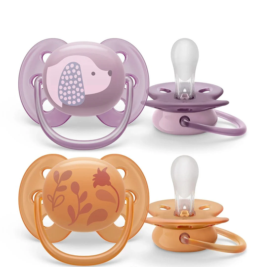 Suce Ultra Douce 6-18 mois Chiot Violet / Feuilles Orange (2) - Image 5