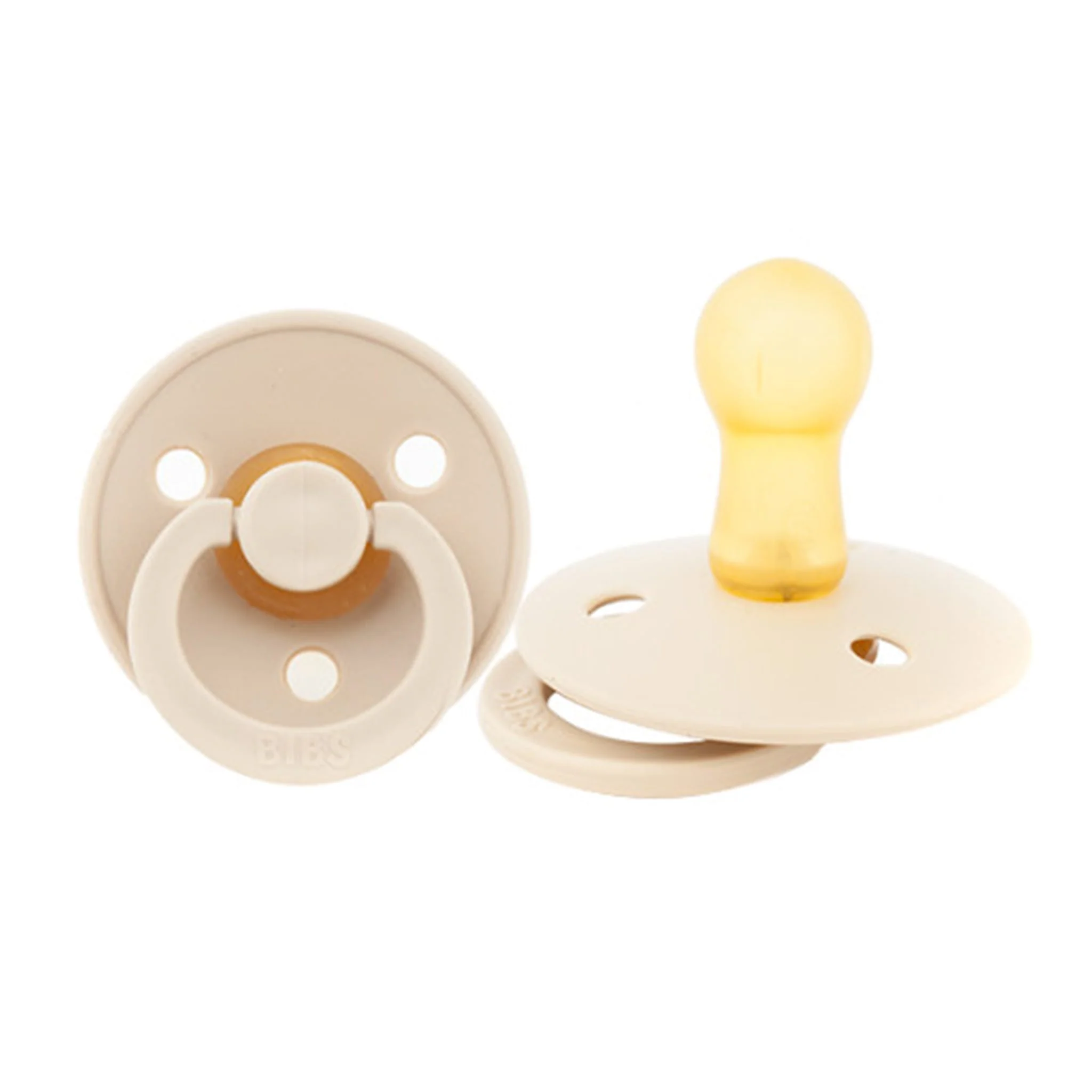 Suce Bibs (2) 6-18mois - Beige (Grandeur 2)