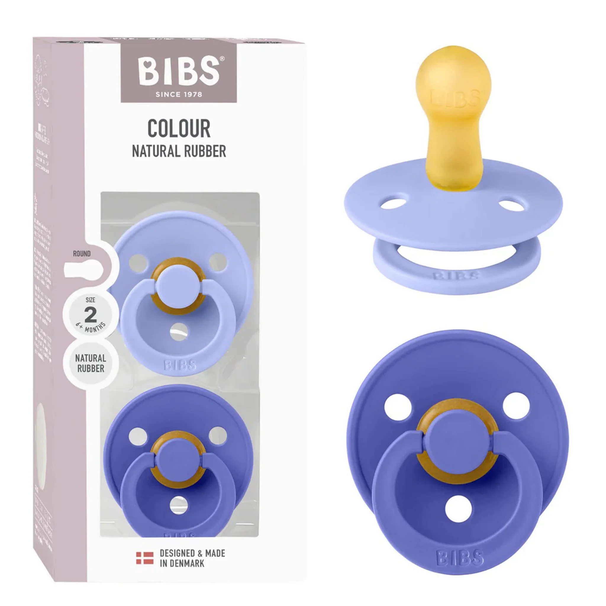 Suce Bibs (2) 6-18mois - Hush/Grape (Grandeur 2) - Image 2