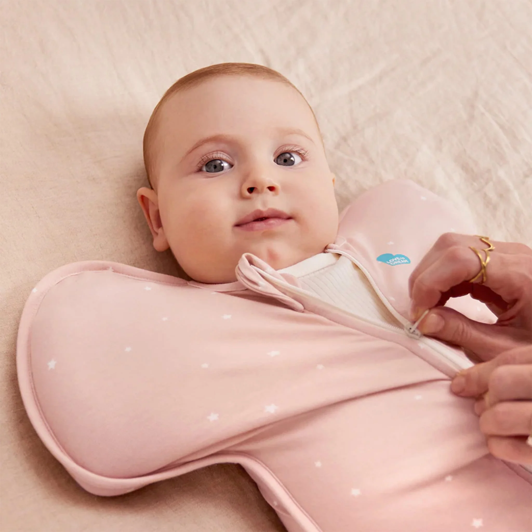 Swaddle Up Original Medium 13-19lb - Rose Étoilé - Image 7