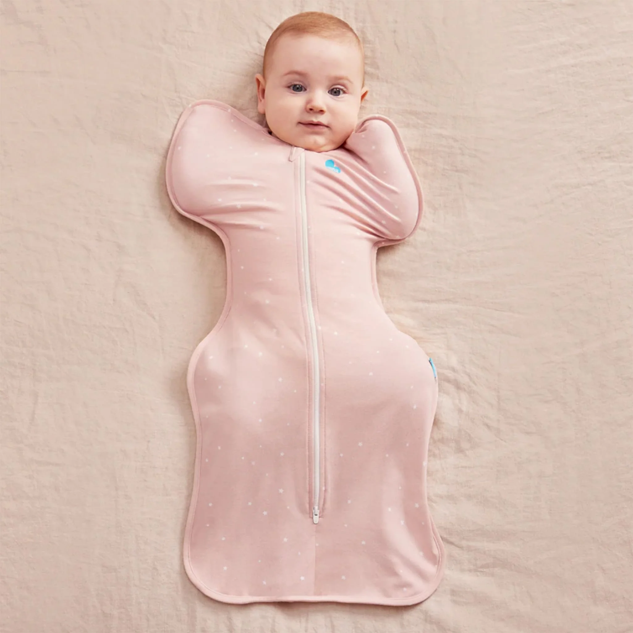 Swaddle Up Organique Small 8-13lb - Rose Étoilé - Image 8