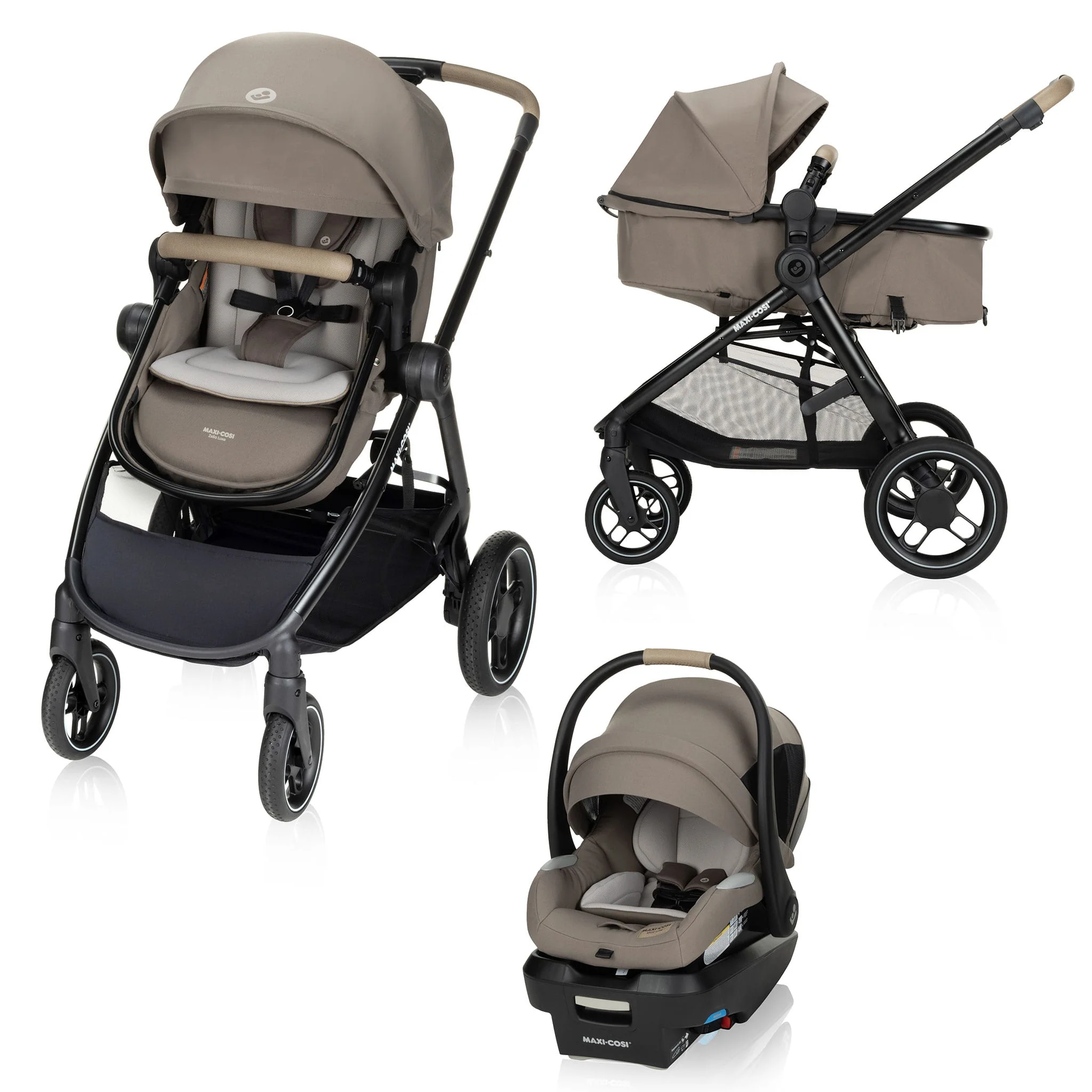 Système de Voyage Zelia Luxe 5 en 1 - Truffle