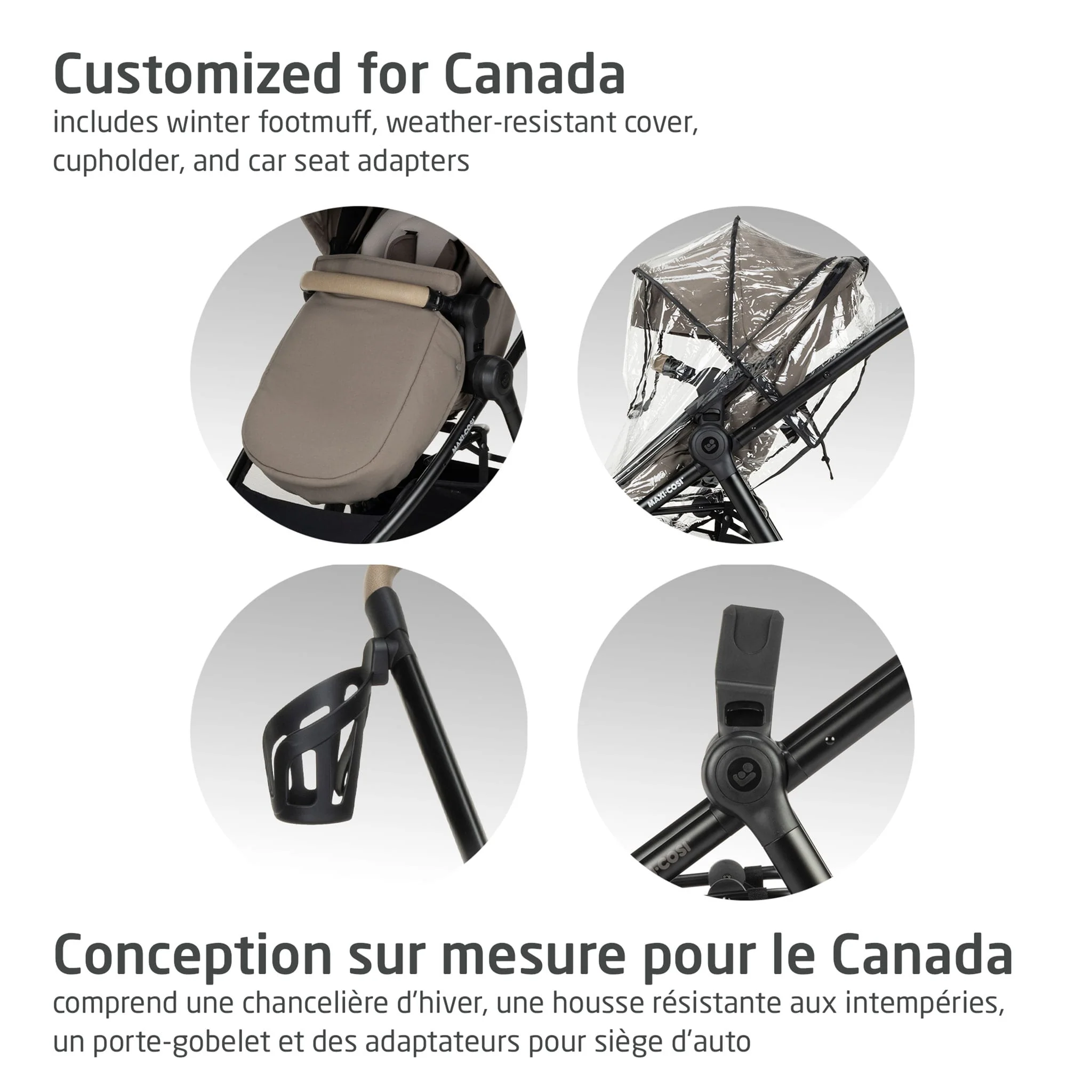 Système de Voyage Zelia Luxe 5 en 1 - Truffle - Image 7